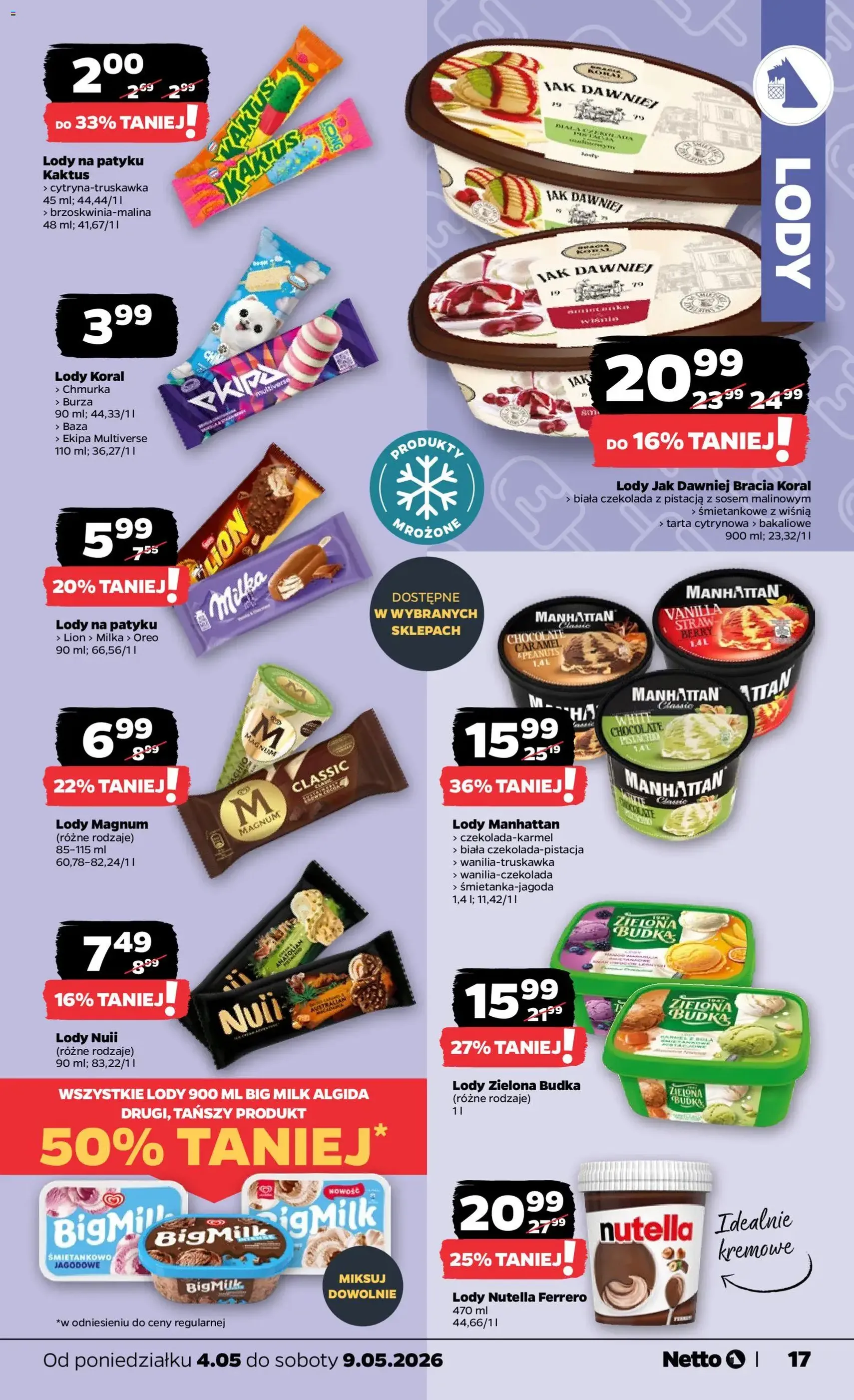 Netto gazetka od poniedziałku spożywcza - ważny gazetka od 04.05.2026 strona 17 z 31
