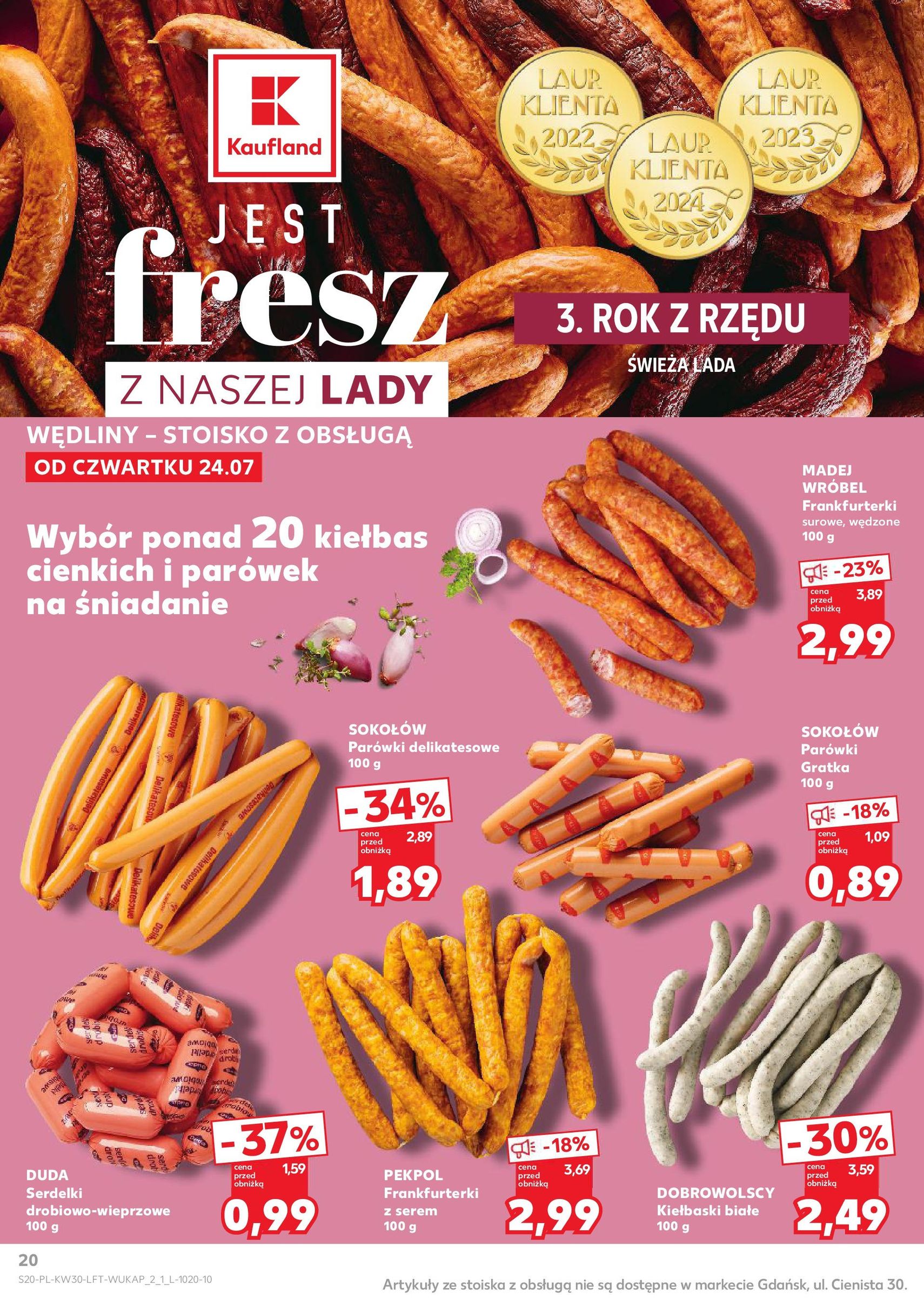 Kaufland gazetka - ważny gazetka od 24.07.2025 strona 20 z 51 Kaufland gazetka - ważny gazetka od 24.07.2025 strona 20 z 51