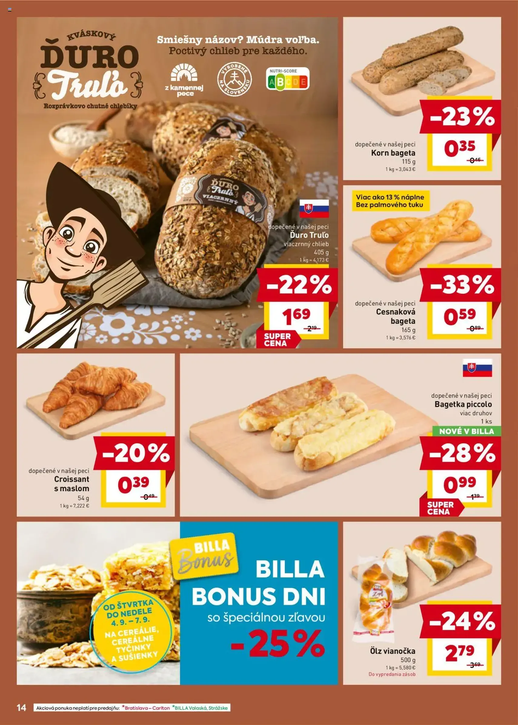 Billa leták - platný leták od 03.09.2025 strana 14 z 20 Billa leták - platný leták od 03.09.2025 strana 14 z 20