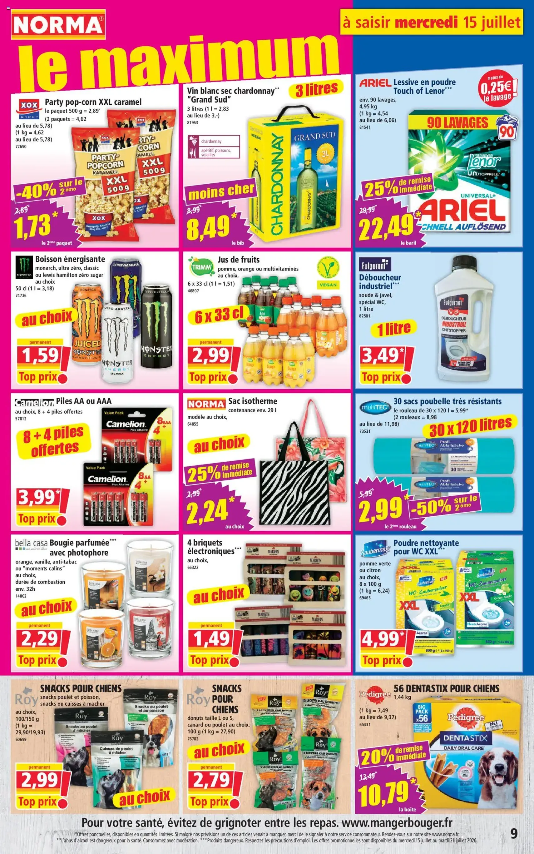 Norma catalogue - brochure valable à partir du 15/07/2026, page 9 sur 12
