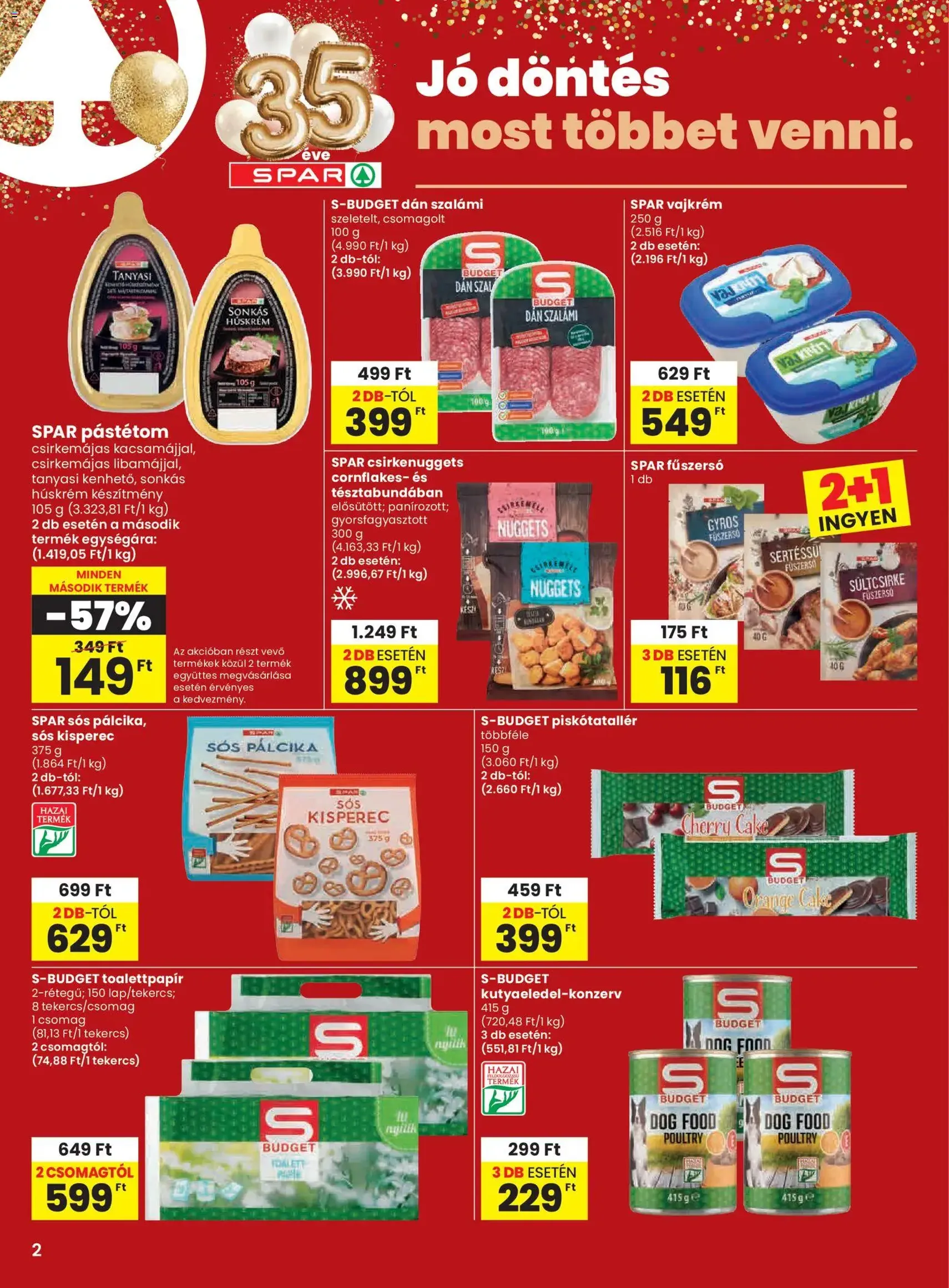 Spar Akciós újság - 2026.01.08. érvényes szórólap 2 oldal 20 oldalból