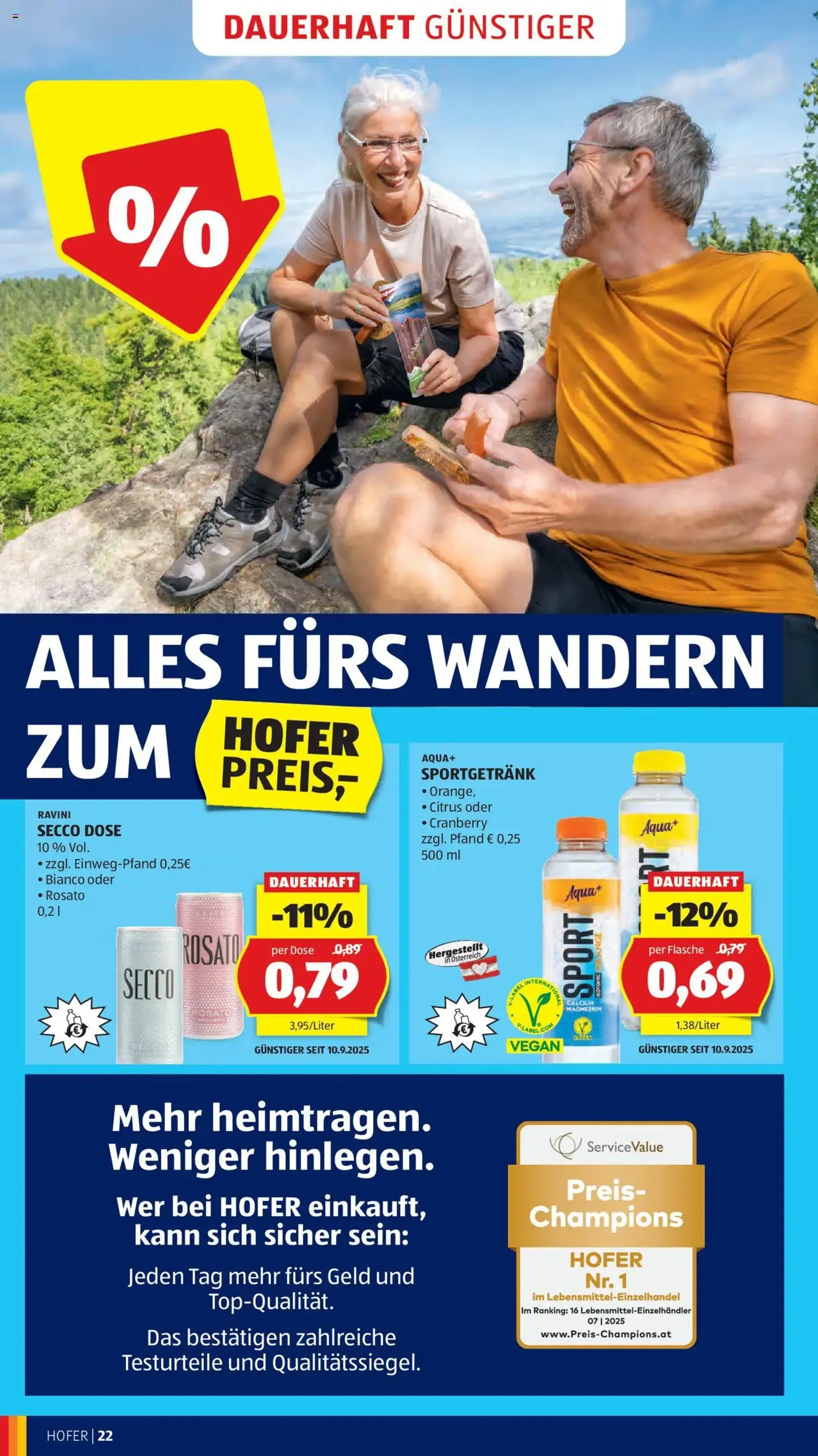 Hofer Flugblatt - Gültiger Prospekt ab 12.09.2025, Seite 24 von insgesamt 49