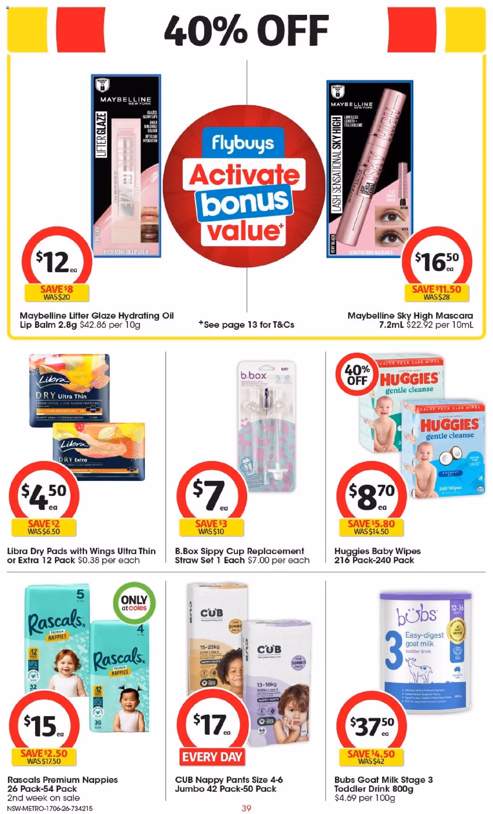 Coles catalogue - valid flyer from 17/06/2026, page 39 of 48