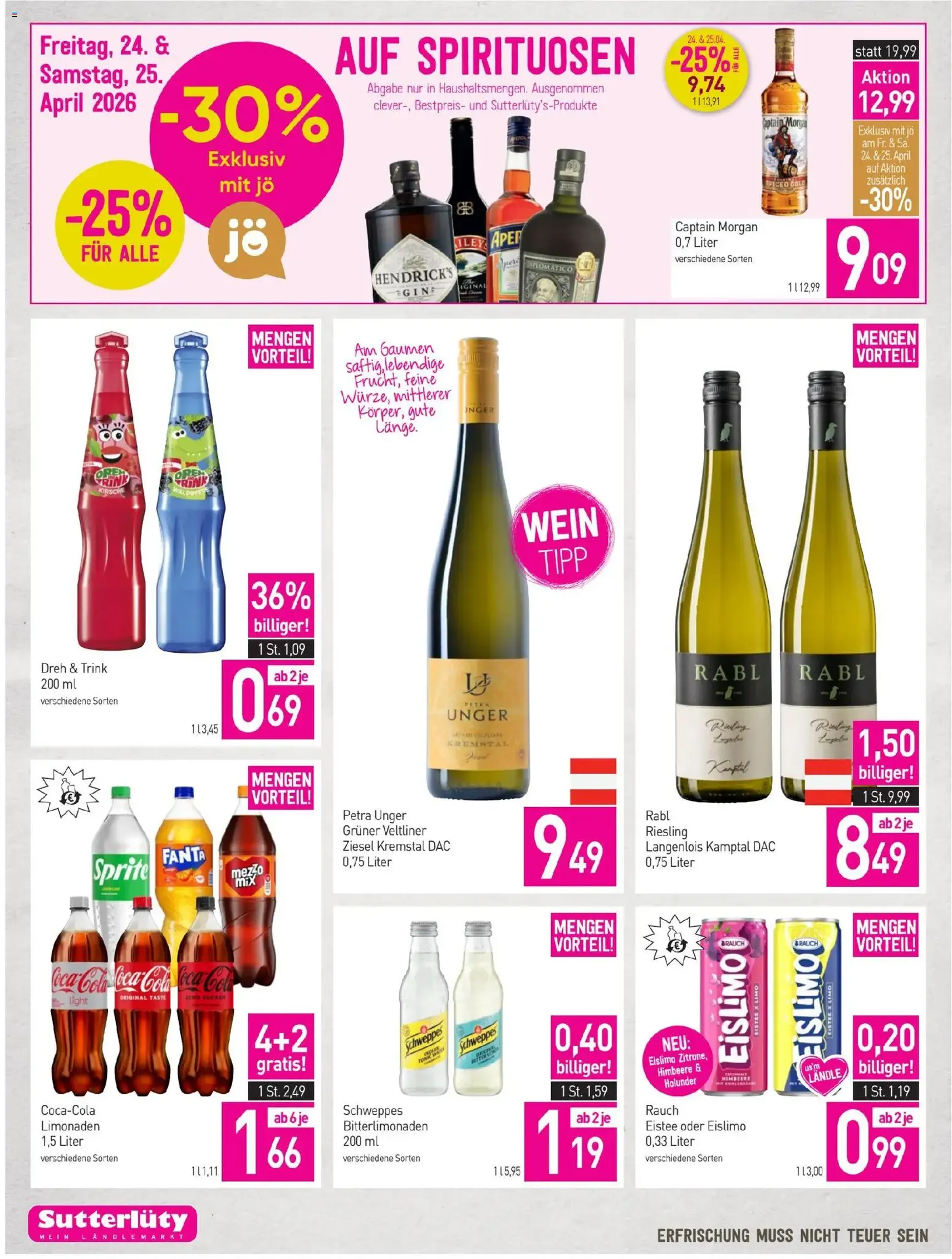 Sutterlüty Flugblatt - Gültiger Prospekt ab 23.04.2026, Seite 16 von insgesamt 20