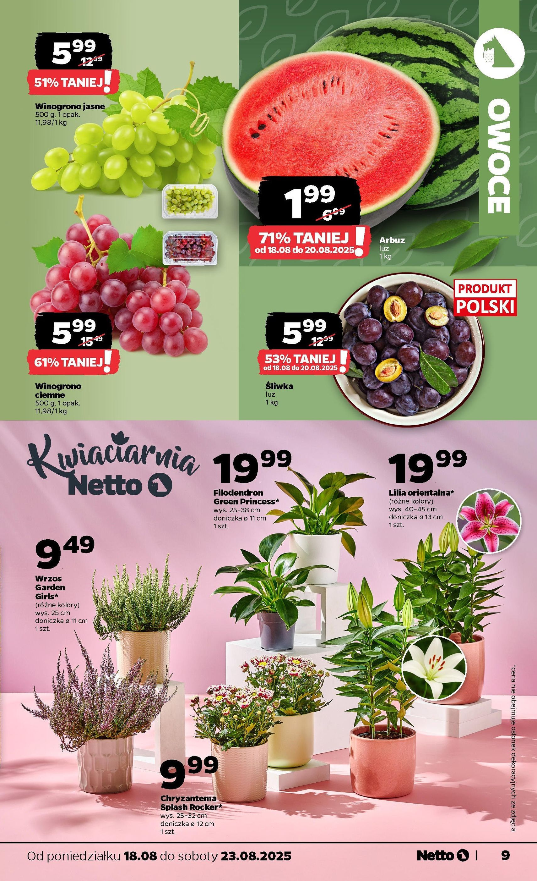 Netto gazetka - Spożywcza - ważny gazetka od 18.08.2025 strona 9 z 33 Netto gazetka - Spożywcza - ważny gazetka od 18.08.2025 strona 9 z 33