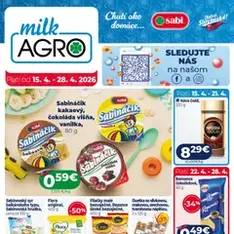 Milk Agro leták - náhľad letáku platný od 15.04.2026