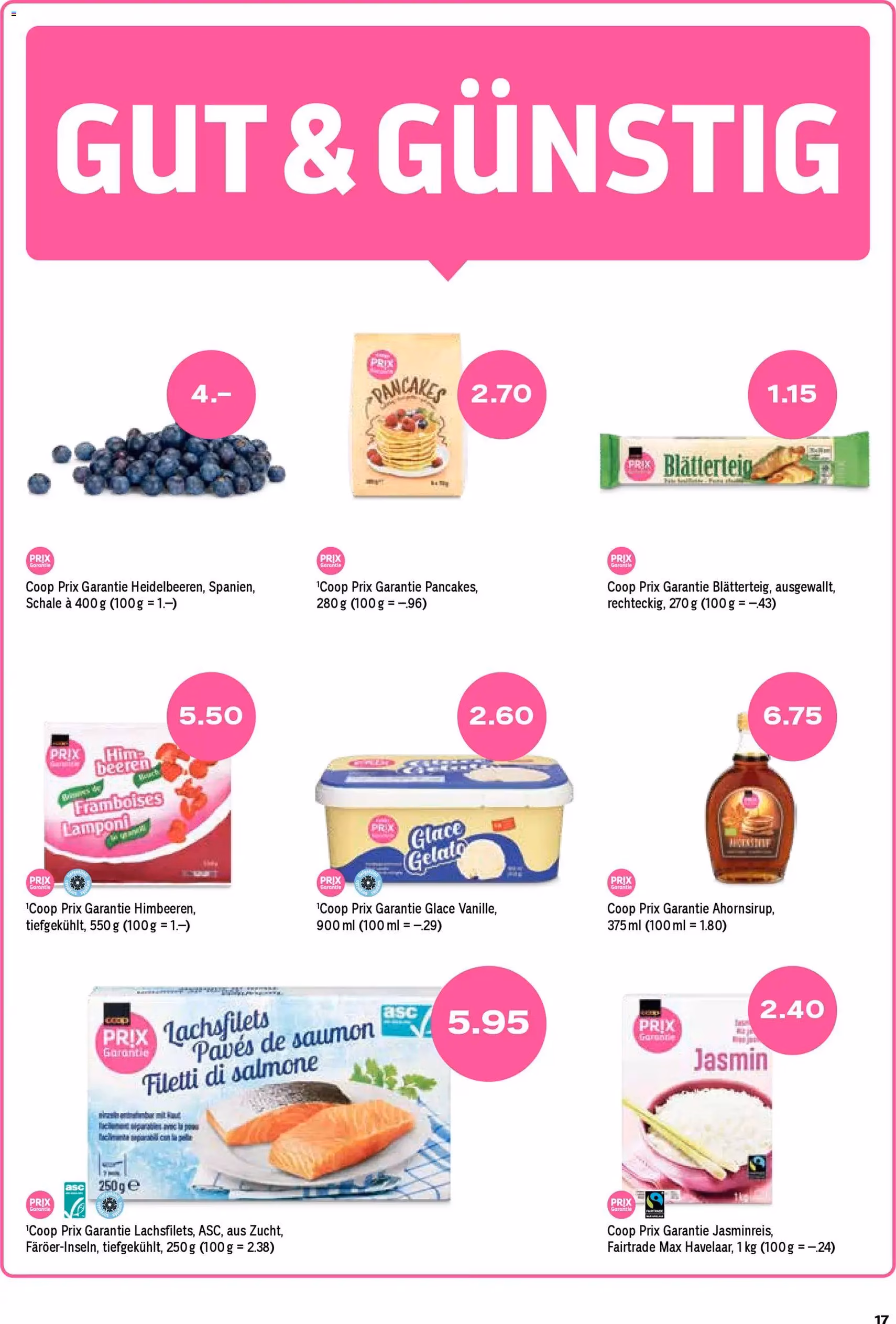 Coop aktionen - Gültiger Prospekt ab 31.03.2026, Seite 17 von insgesamt 28
