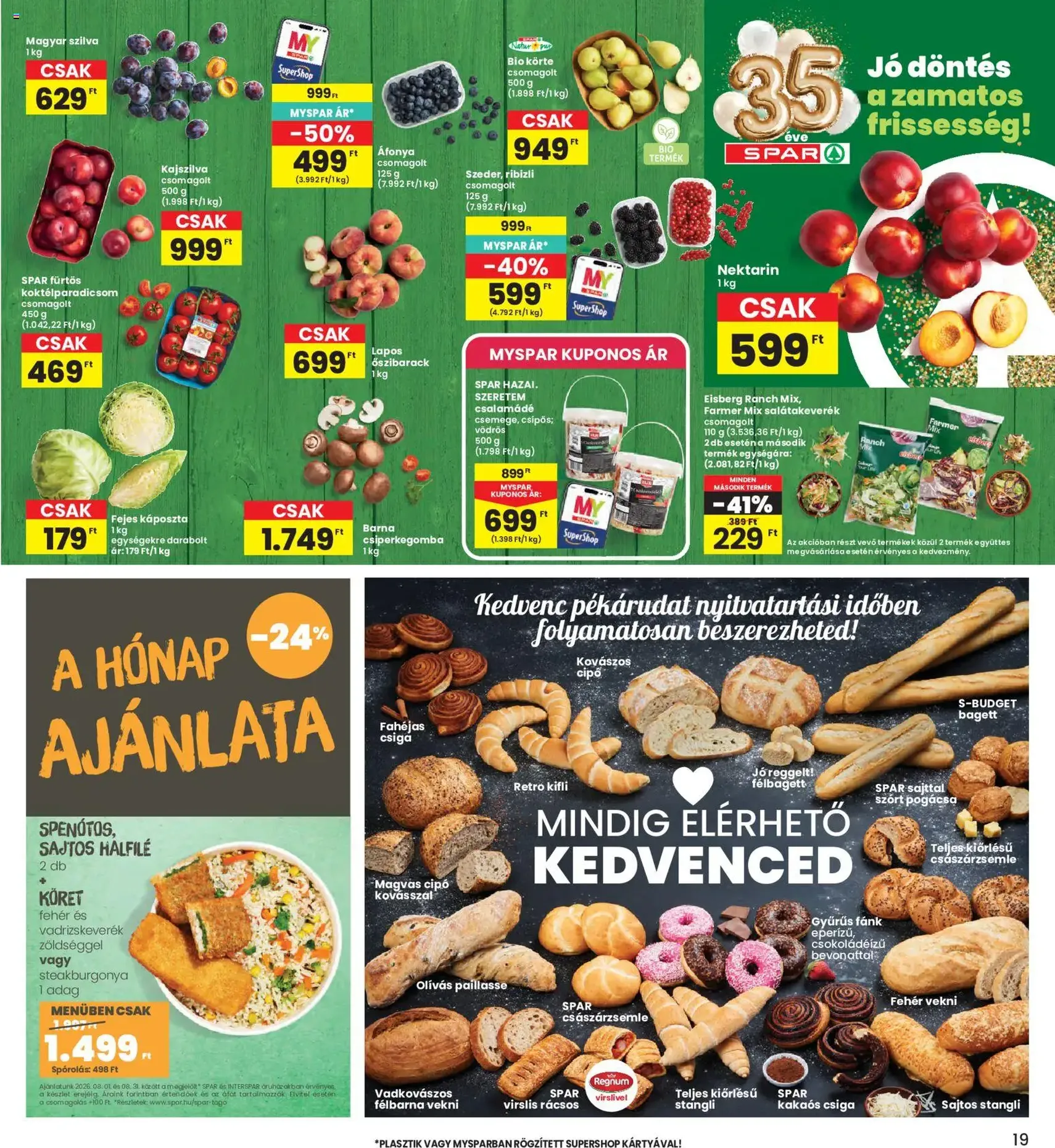 Interspar akciós újság - 2026.08.06. érvényes szórólap 19 oldal 20 oldalból