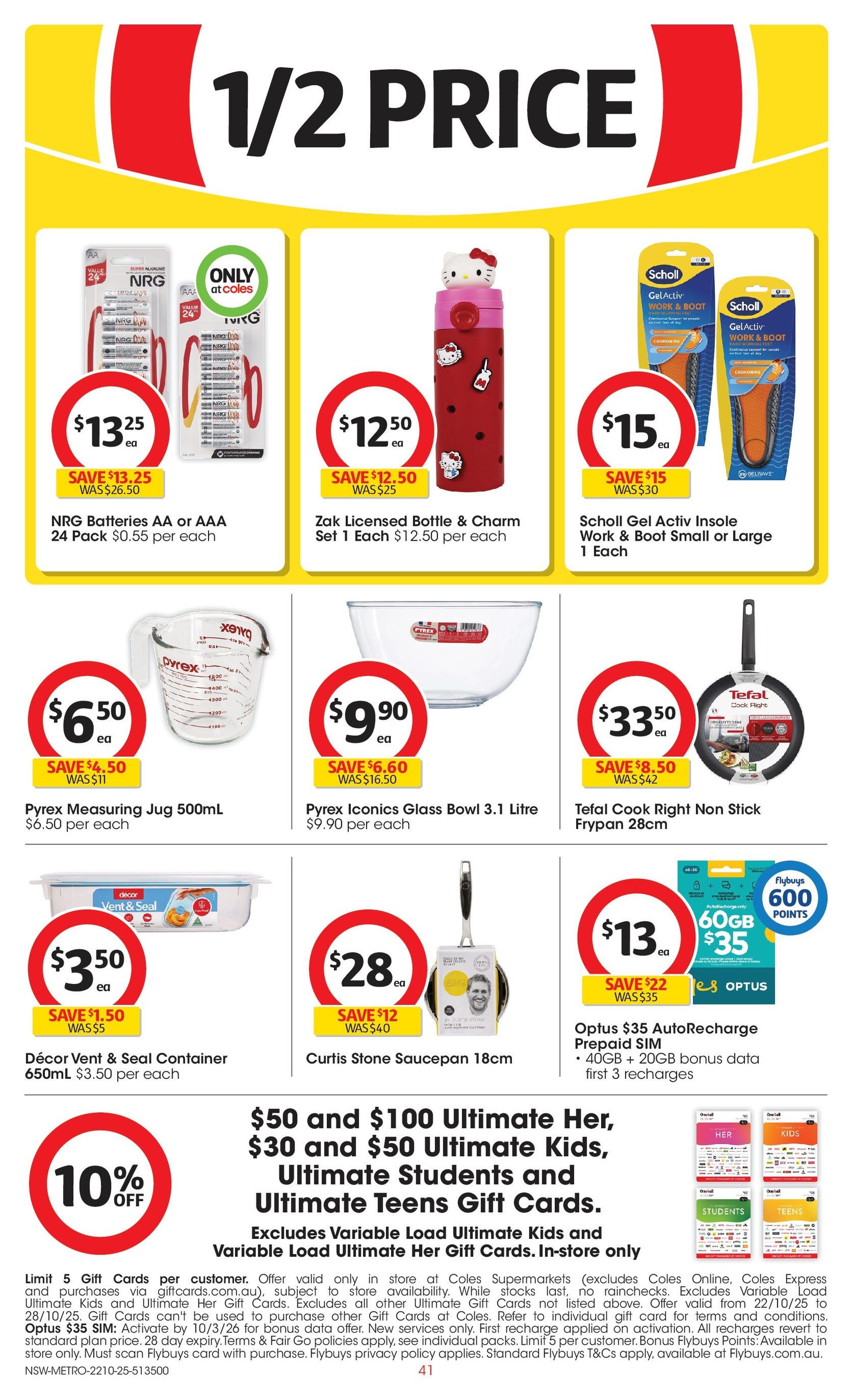 Coles Catalogue NSW - valid flyer from 22/10/2025, page 41 of 47 Coles Catalogue NSW - valid flyer from 22/10/2025, page 41 of 47