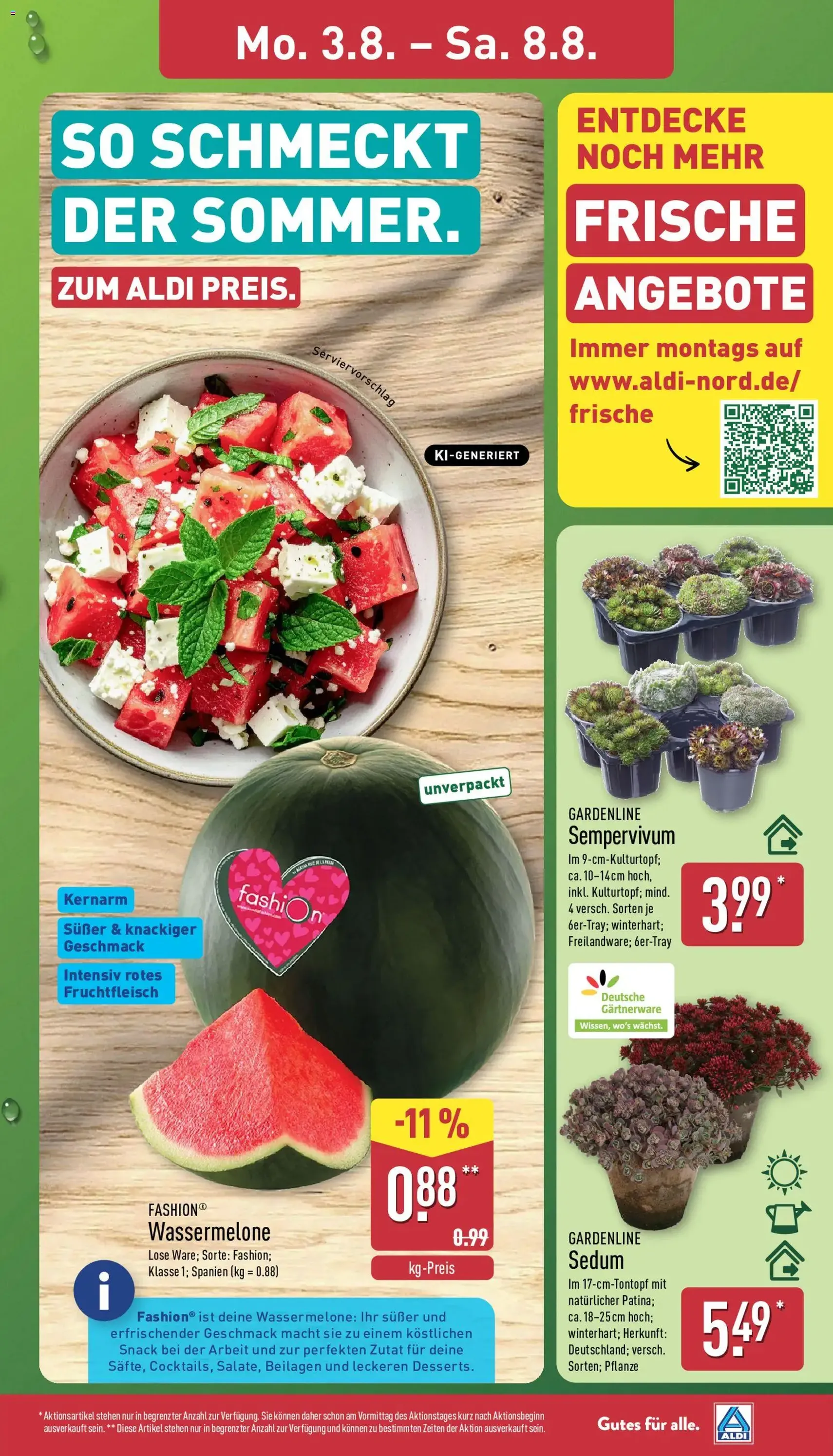 Aldi Prospekt - Gültiger Prospekt ab 03.08.2026, Seite 3 von insgesamt 40