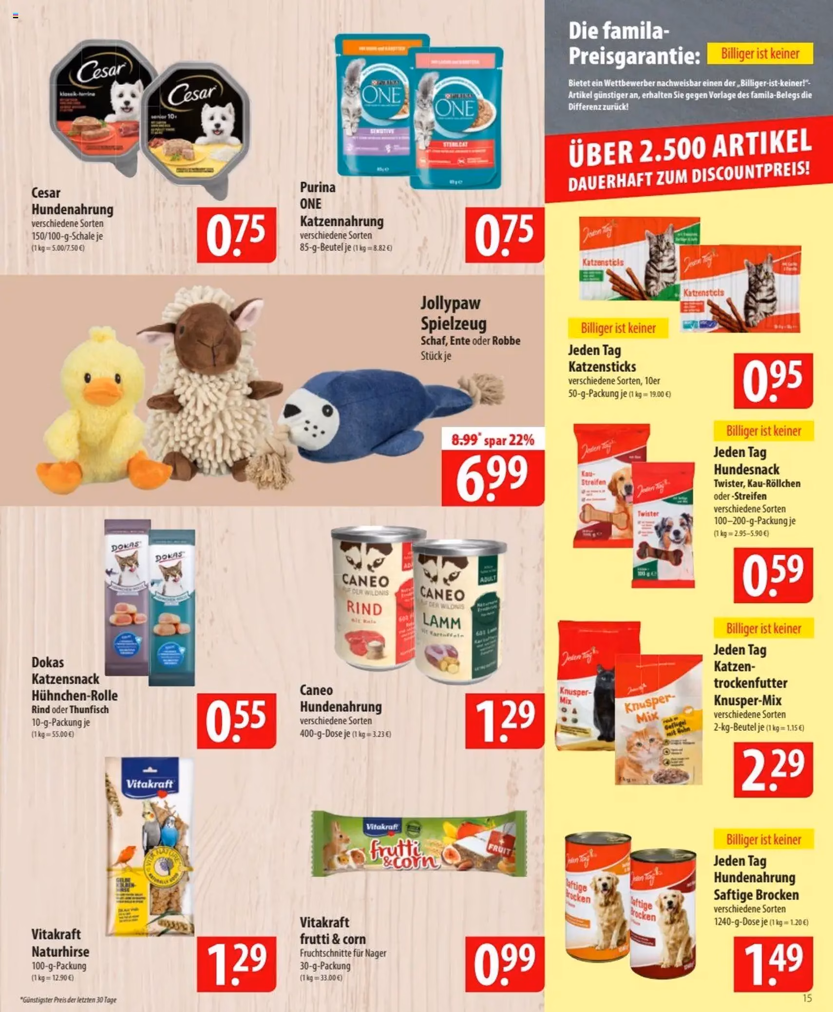 Famila Prospekt - Gültiger Prospekt ab 08.09.2025, Seite 15 von insgesamt 24 Famila Prospekt - Gültiger Prospekt ab 08.09.2025, Seite 15 von insgesamt 24