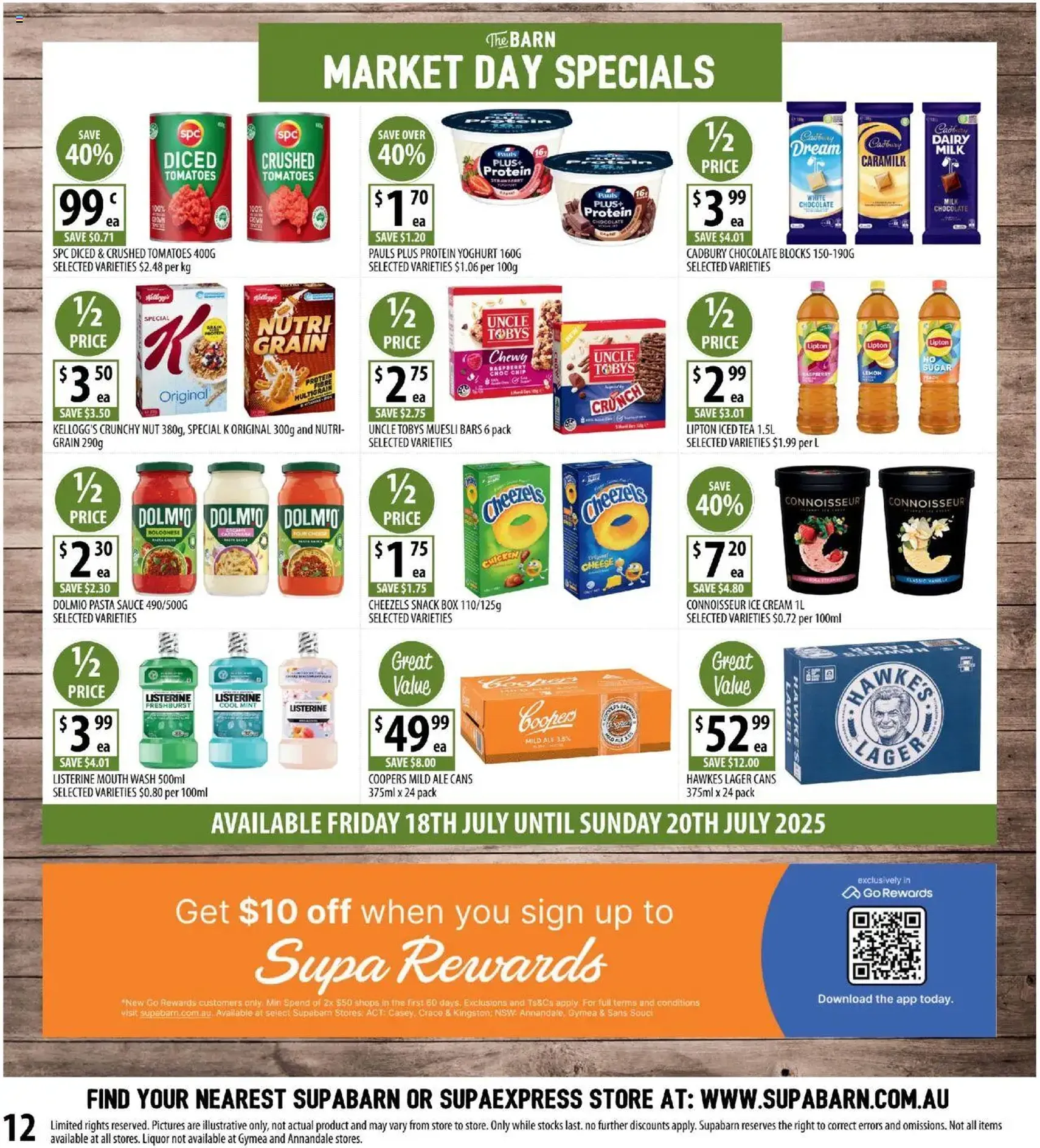 Supabarn Catalogue - valid flyer from 16/07/2025, page 12 of 12 Supabarn Catalogue - valid flyer from 16/07/2025, page 12 of 12