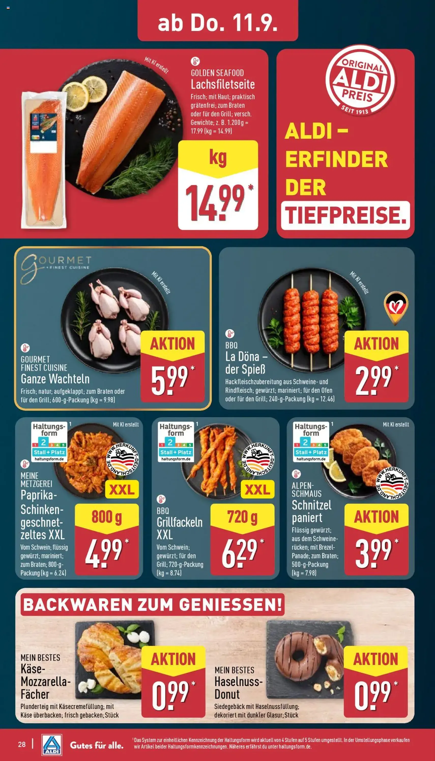 Aldi Prospekt - Gültiger Prospekt ab 08.09.2025, Seite 32 von insgesamt 47 Aldi Prospekt - Gültiger Prospekt ab 08.09.2025, Seite 32 von insgesamt 47