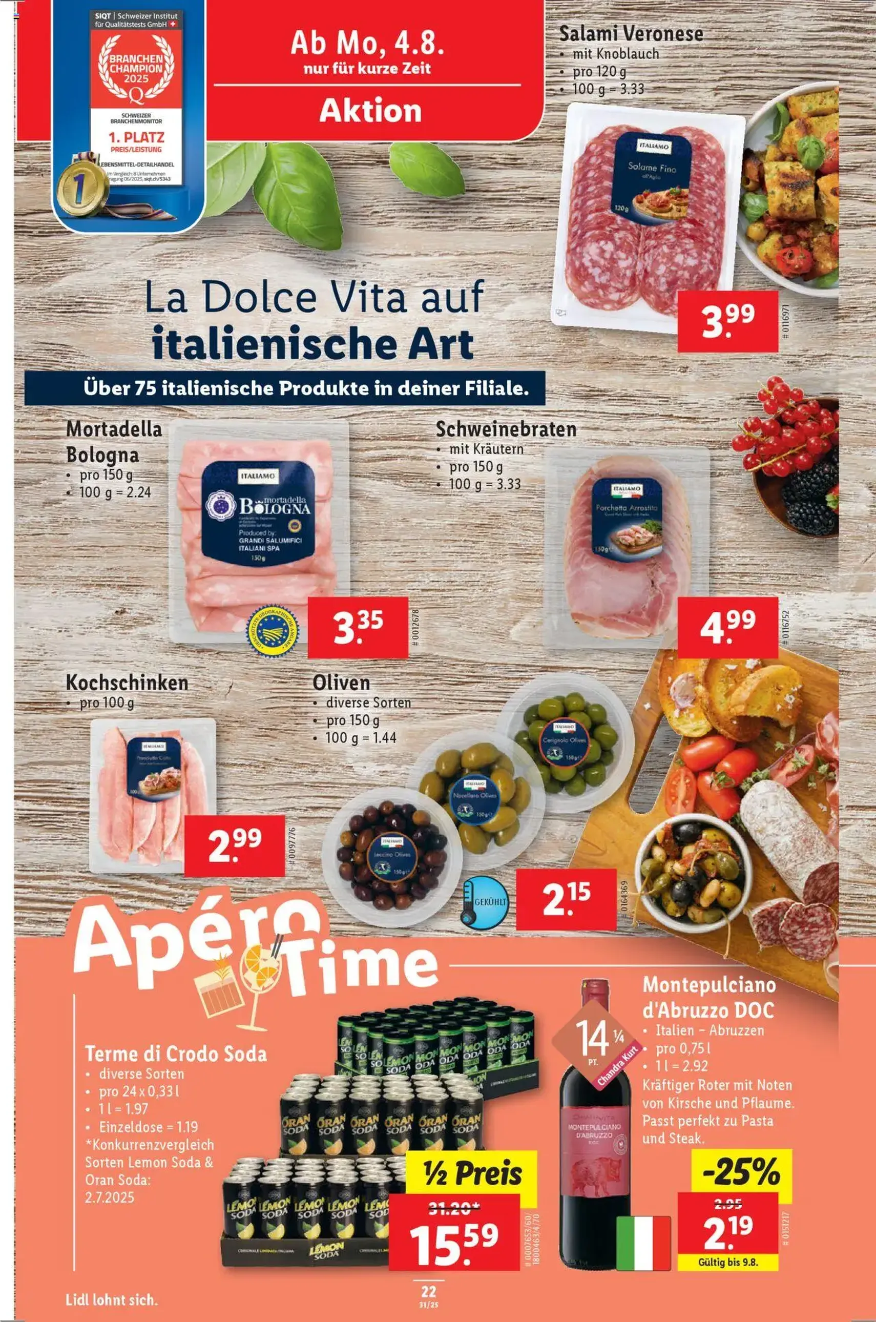 Lidl Aktionen - Gültiger Prospekt ab 31.07.2025, Seite 24 von insgesamt 34
