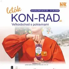 KON - RAD leták - náhľad letáku platný od 01.05.2026