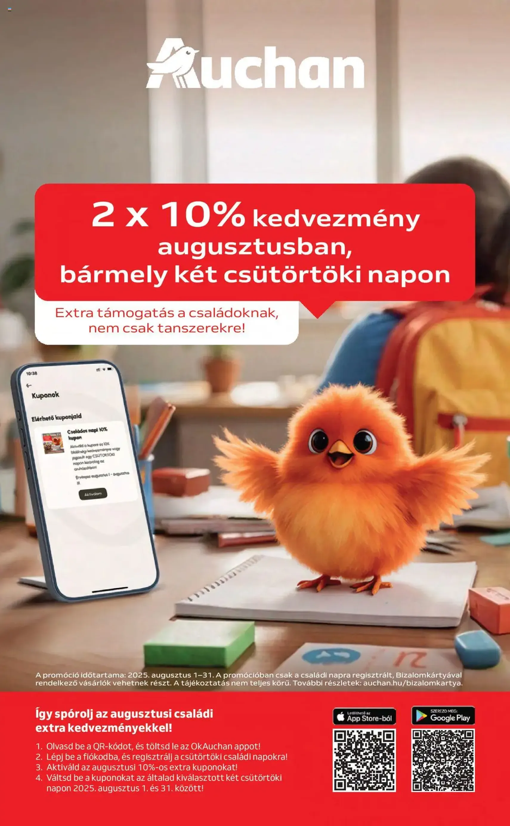 Auchan Akciós újság - 2025.08.21. érvényes szórólap 2 oldal 42 oldalból