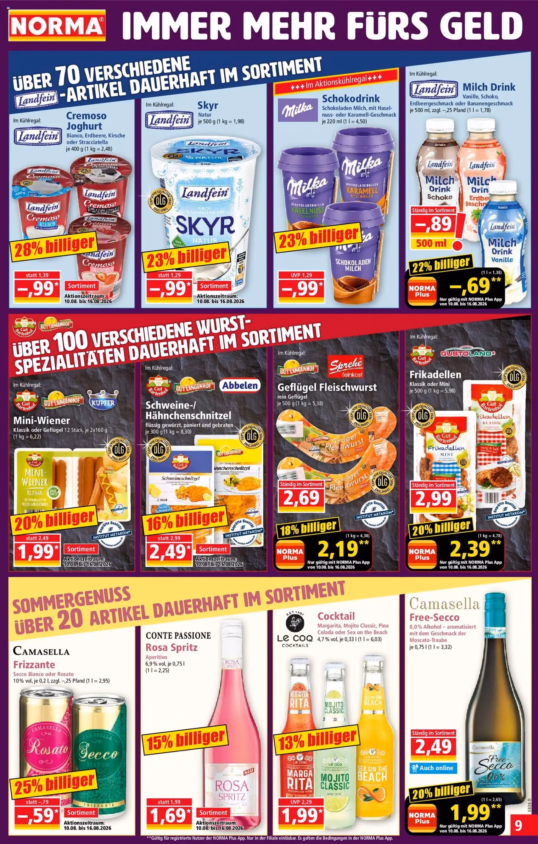 Norma Prospekt - Gültiger Prospekt ab 10.08.2026, Seite 10 von insgesamt 28
