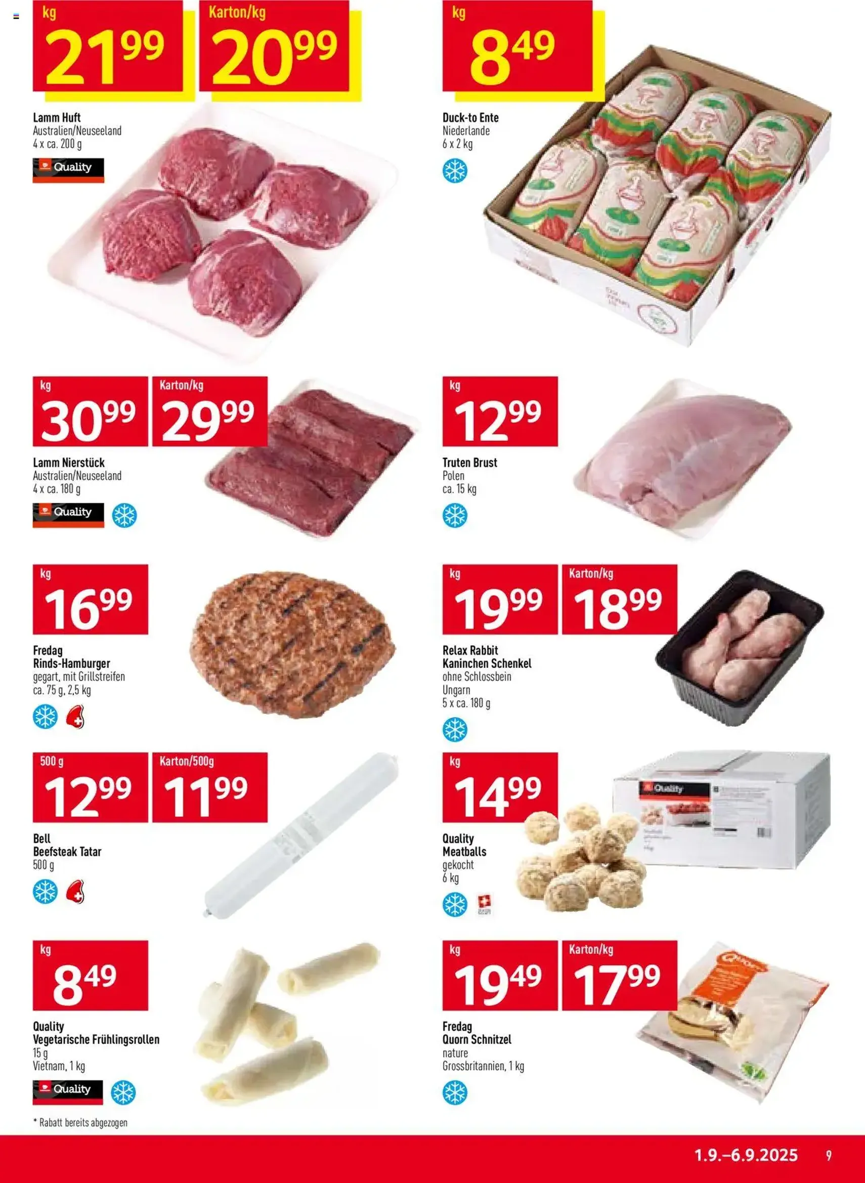 Prodega Aktionen - Gültiger Prospekt ab 01.09.2025, Seite 9 von insgesamt 40 Prodega Aktionen - Gültiger Prospekt ab 01.09.2025, Seite 9 von insgesamt 40