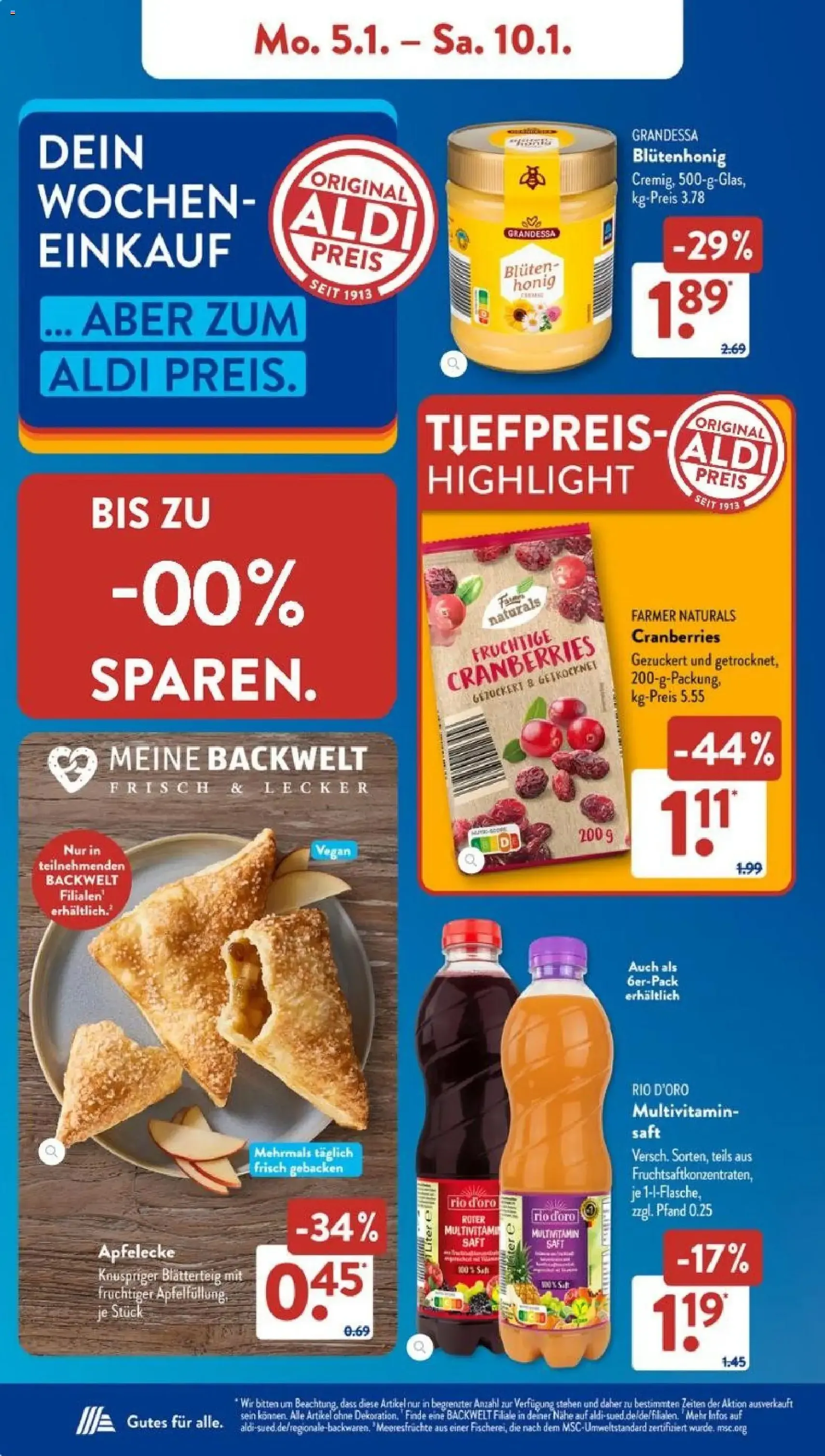 Aldi Süd Prospekt - Gültiger Prospekt ab 05.01.2026, Seite 8 von insgesamt 41