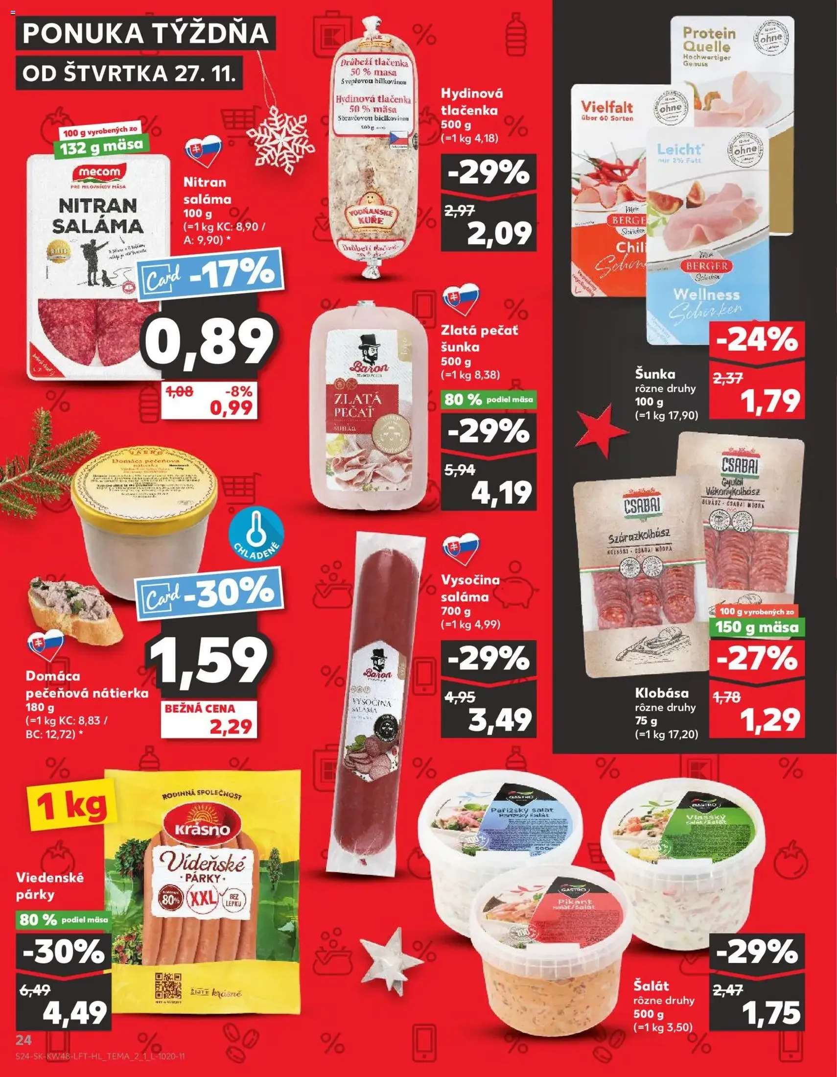 Kaufland SK Black Friday - 2025.11.27. érvényes szórólap 24 oldal 78 oldalból