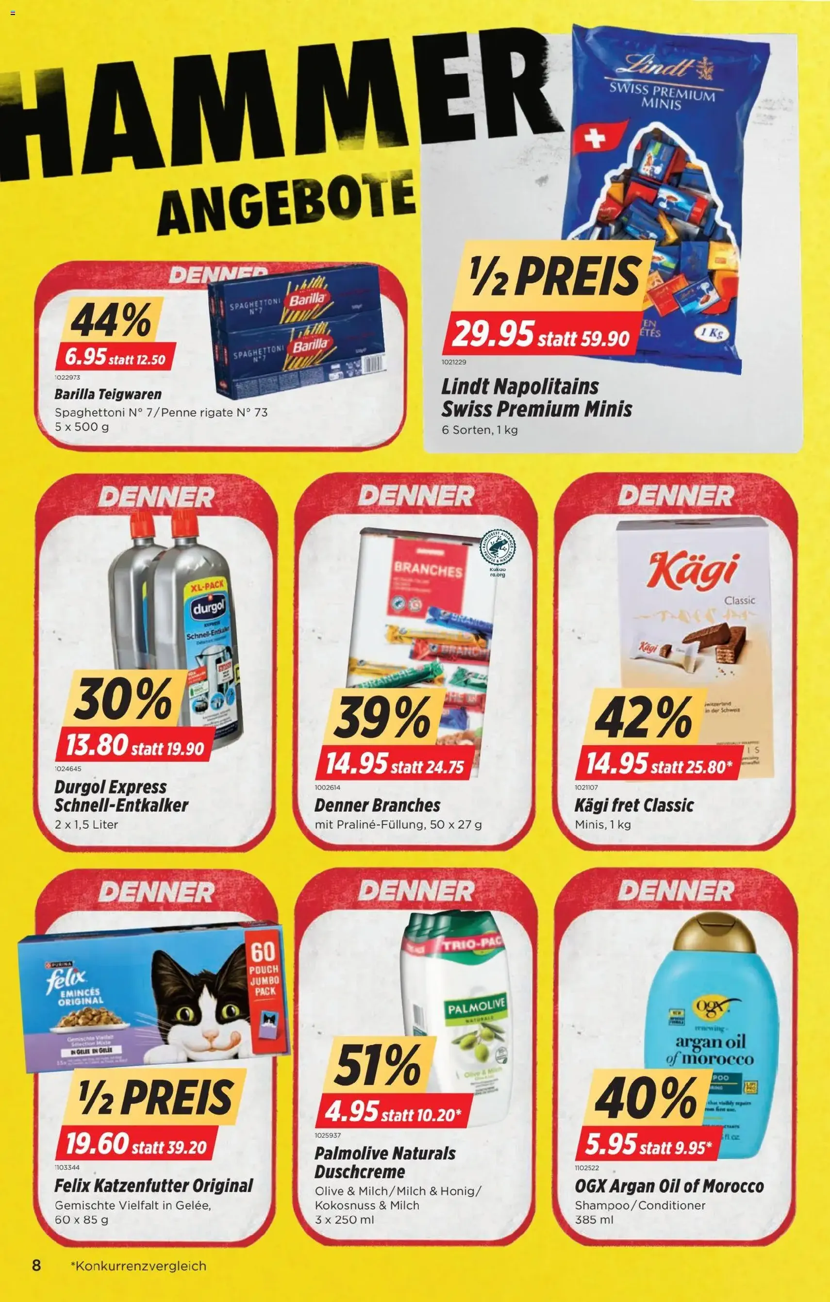 Denner Aktionen - Gültiger Prospekt ab 25.11.2025, Seite 8 von insgesamt 24