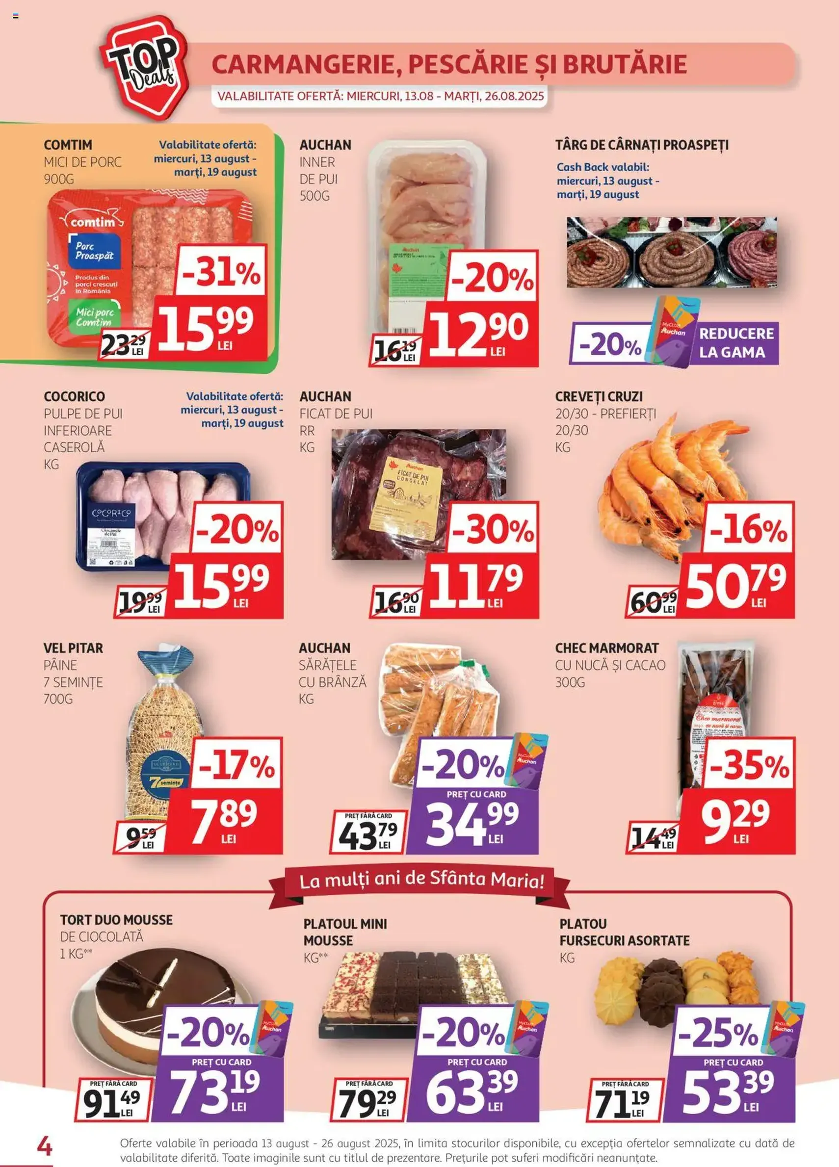 Catalog Auchan - cataloage valabile începând cu 13.08.2025 pagina 4 din 28
