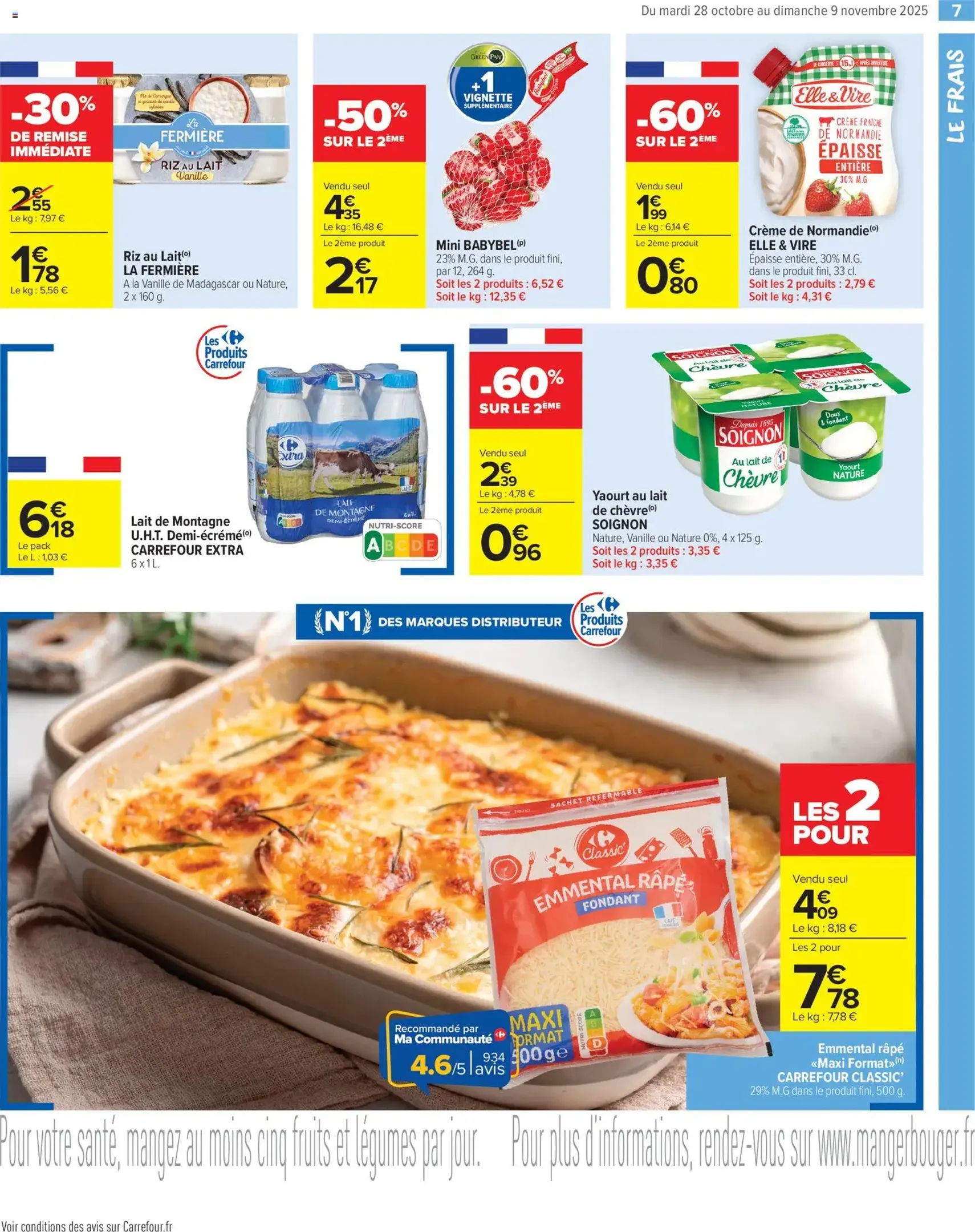 Carrefour Market catalogue semaine 44 - brochure valable à partir du 28/10/2025, page 9 sur 14