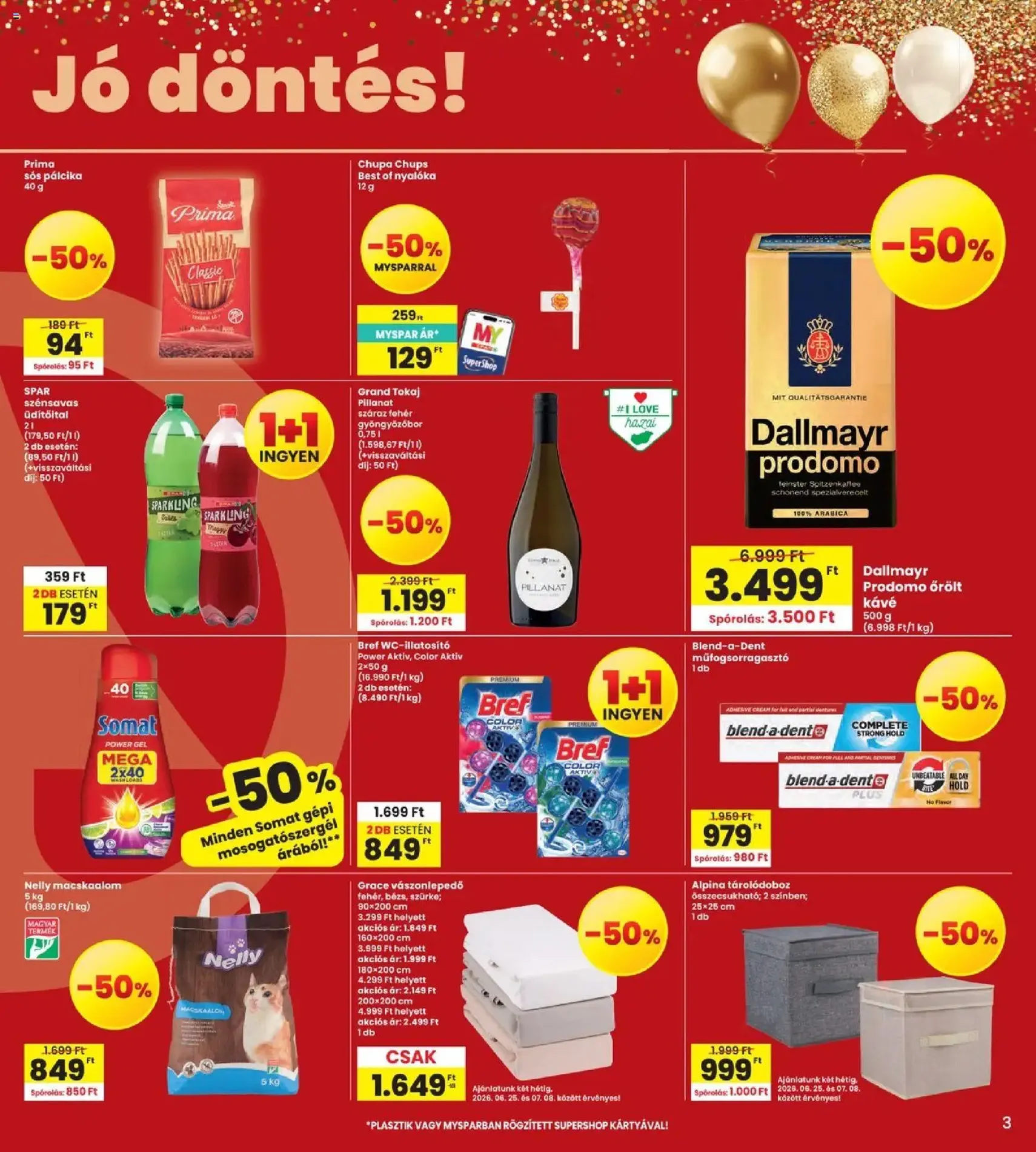 Interspar akciós újság - 2026.06.25. érvényes szórólap 3 oldal 20 oldalból