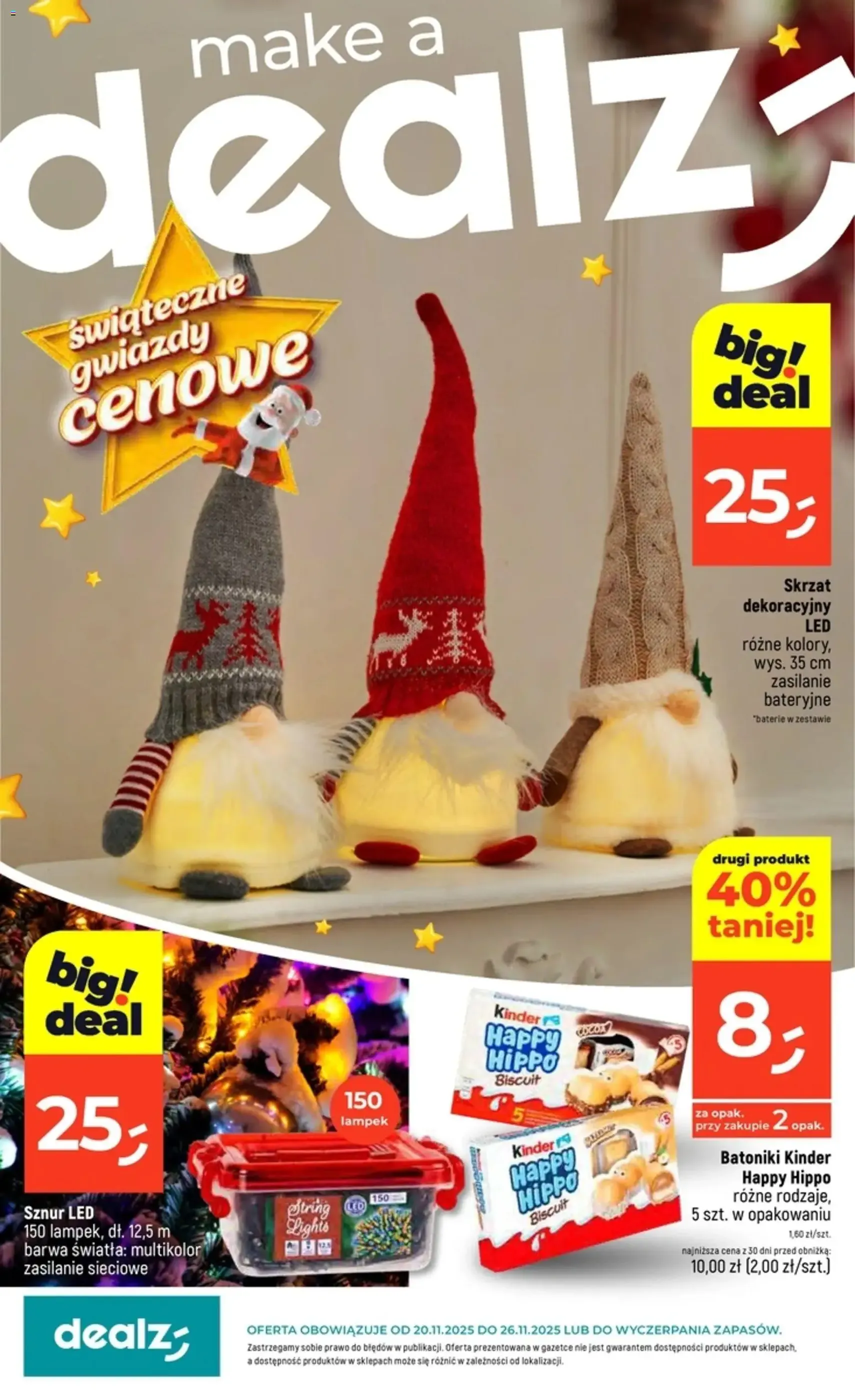 Dealz Gazetka - ważny gazetka od 20.11.2025 strona 1 z 56