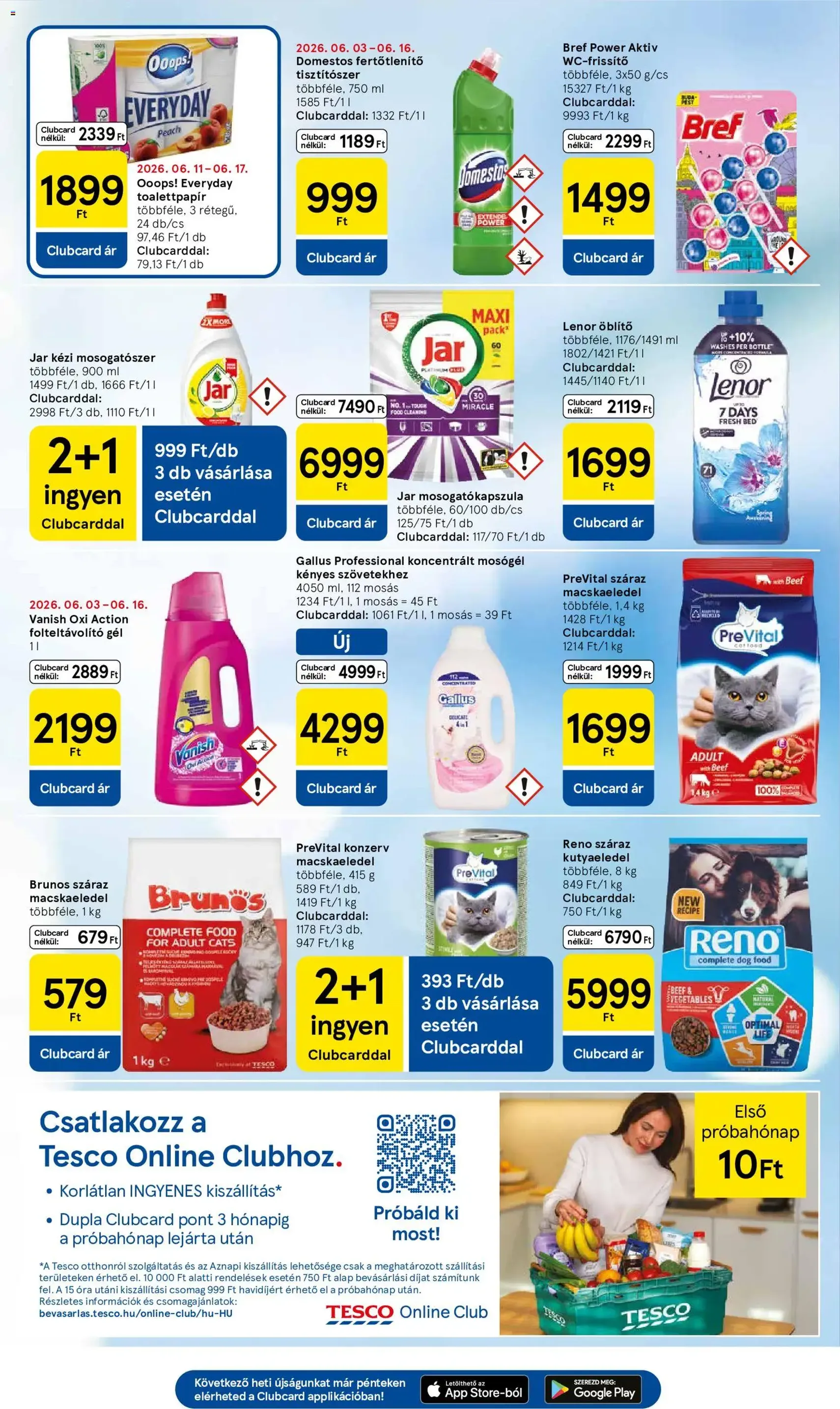 Tesco aktuális akciós újság - 2026.06.11. érvényes szórólap 11 oldal 36 oldalból
