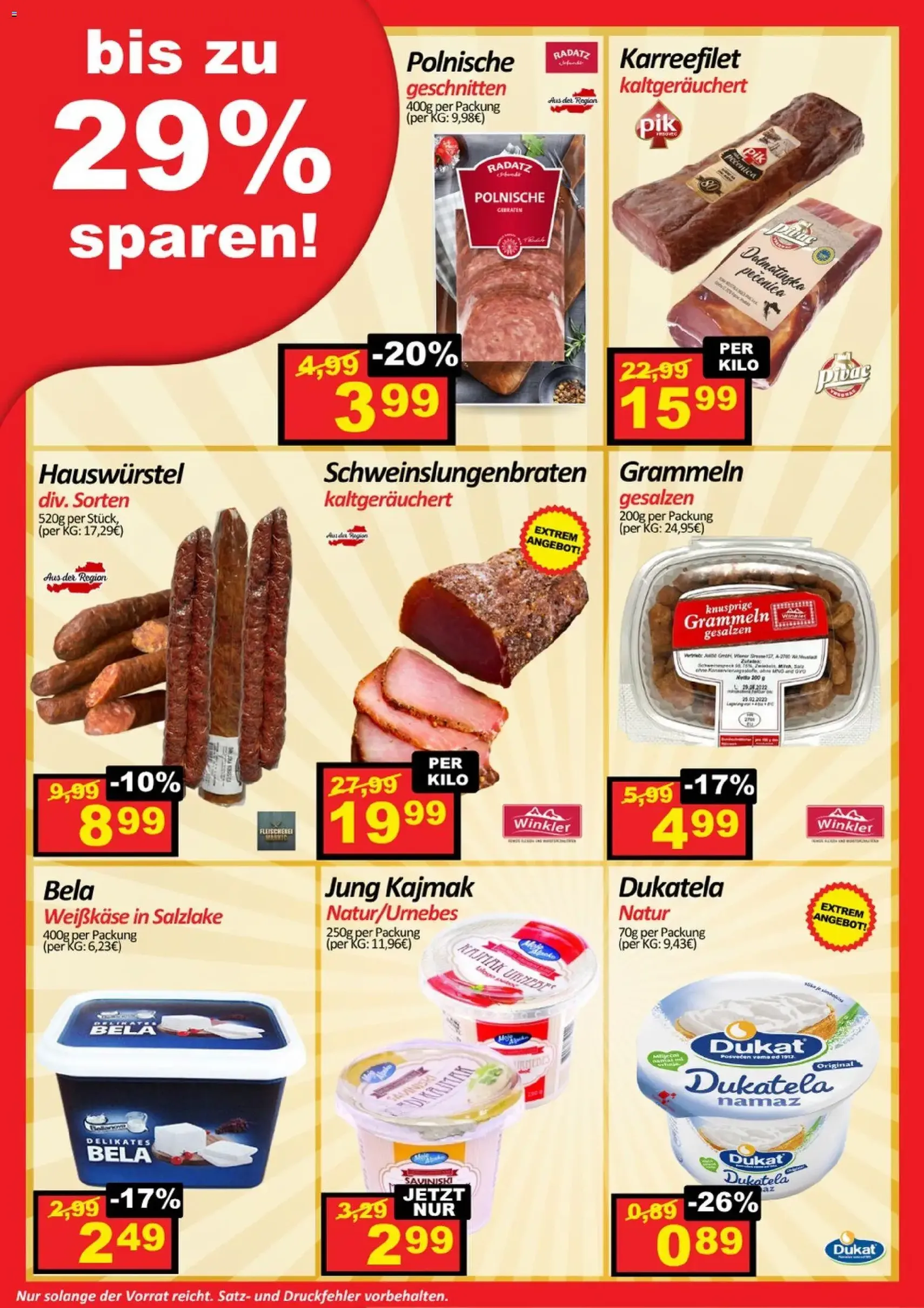 Wurstico Abholmarkt Flugblatt - Gültiger Prospekt ab 06.11.2025, Seite 2 von insgesamt 3