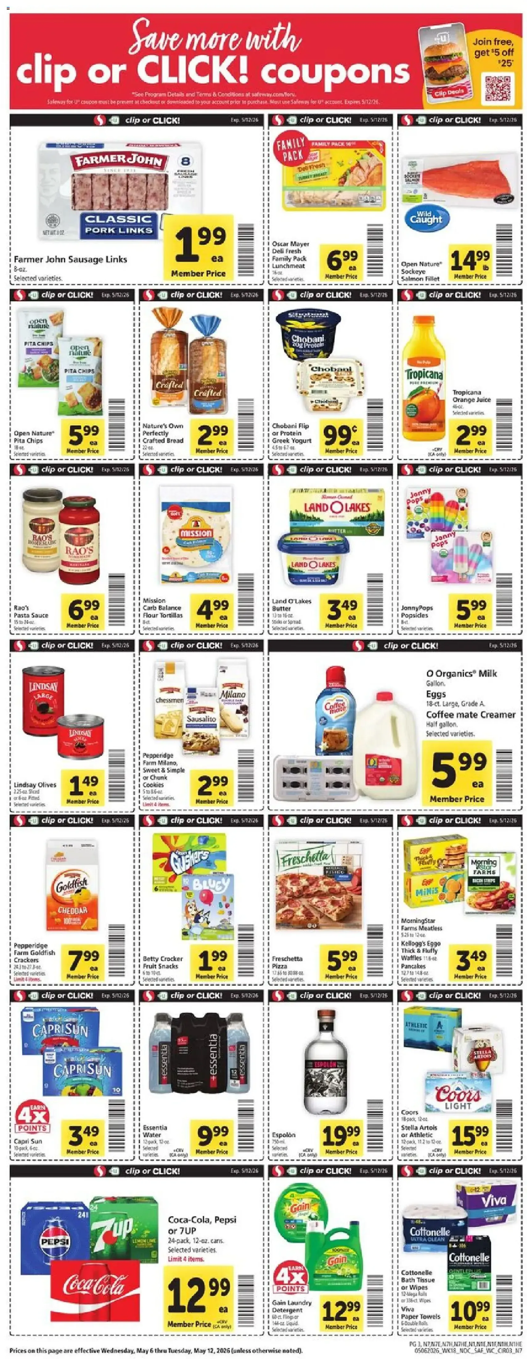 Safeway Weekly Ad - valid flyer from 05/06/2026, page 5 of 12