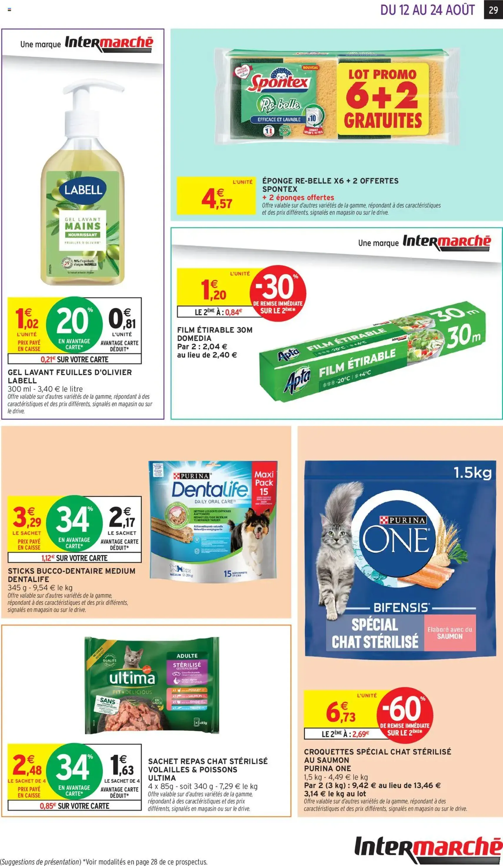 Intermarché catalogue semaine 32 - brochure valable à partir du 12/08/2025, page 29 sur 40