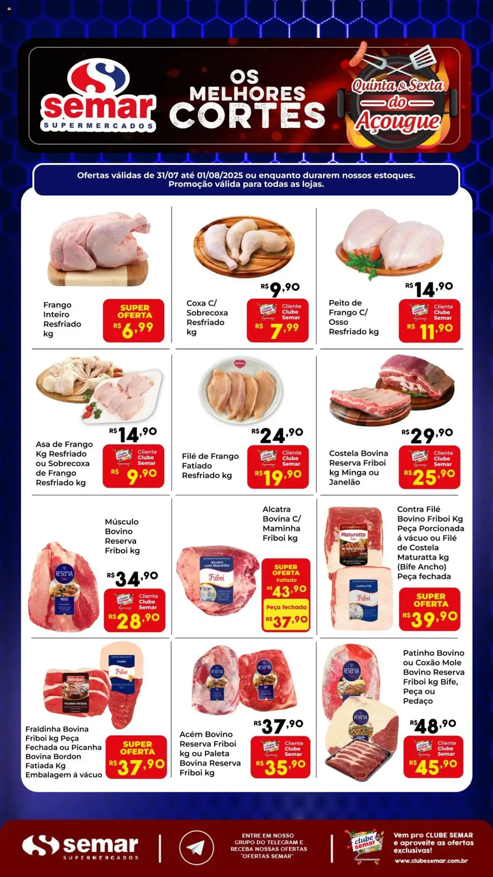 Semar Supermercado - Ofertas da semana - folheto válido a partir de 31/07/2025 página 1 de 1