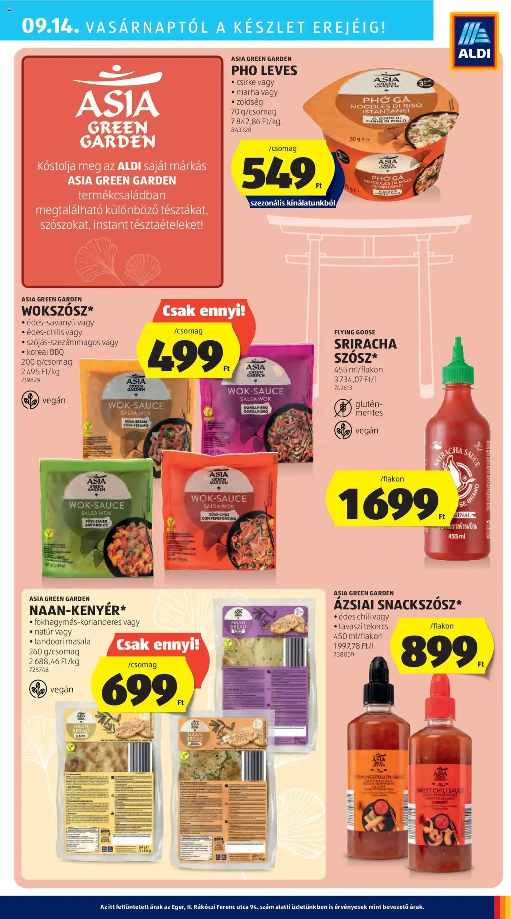 Aldi Akciós újság - 2025.09.11. érvényes szórólap 33 oldal 46 oldalból Aldi Akciós újság - 2025.09.11. érvényes szórólap 33 oldal 46 oldalból