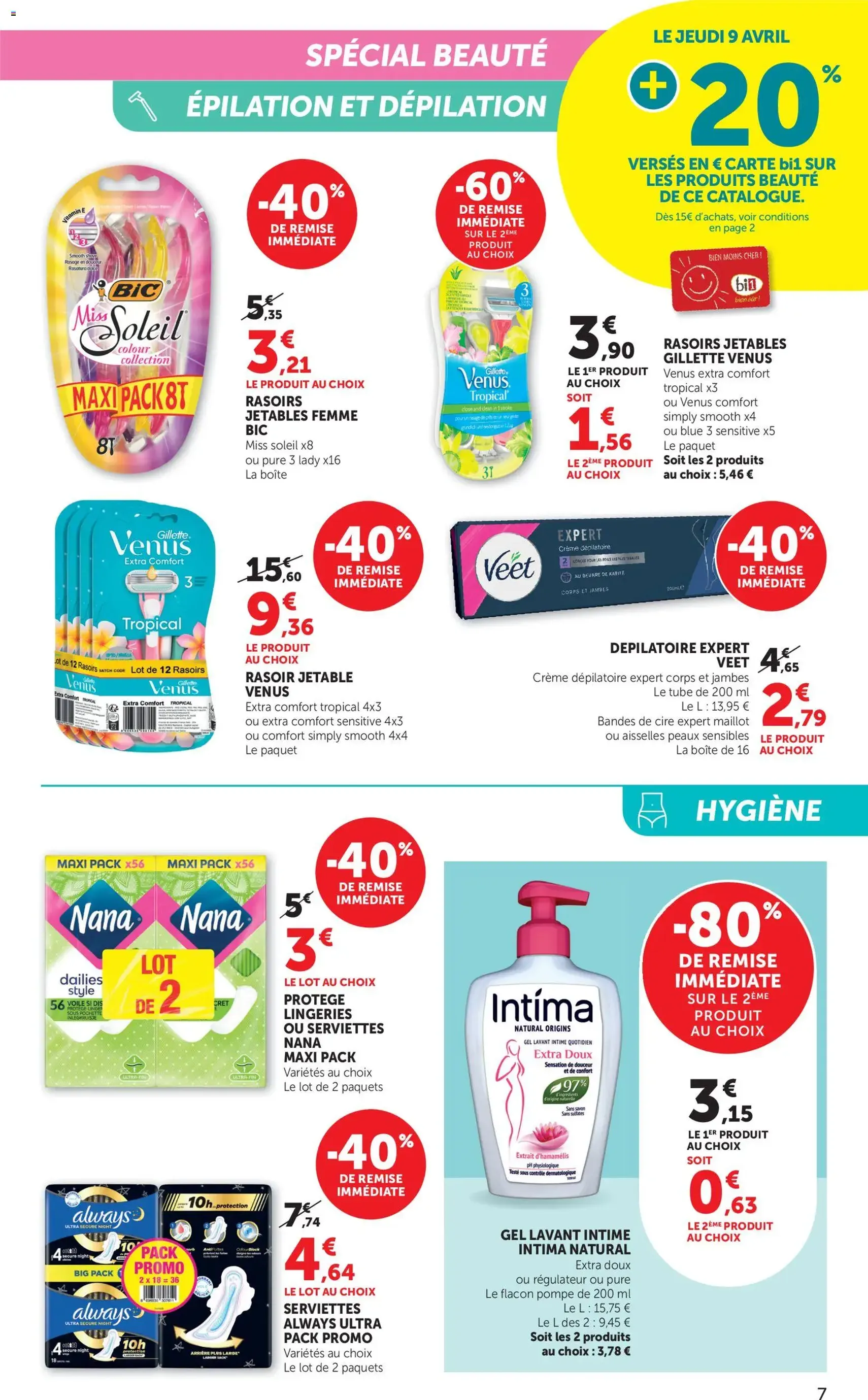 Bi1 Catalogue - brochure valable à partir du 08/04/2026, page 7 sur 20