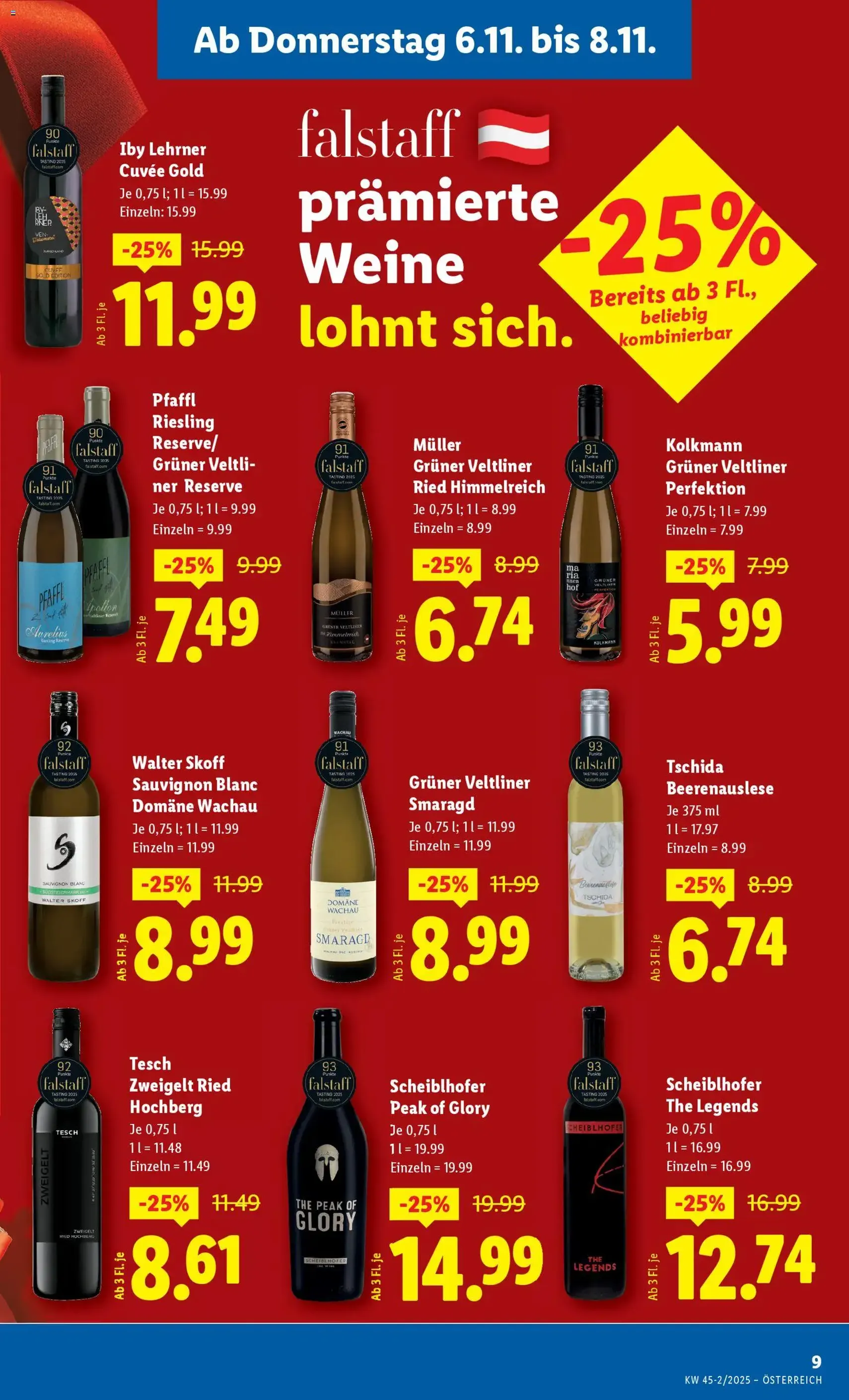 Lidl Flugblatt - Gültiger Prospekt ab 06.11.2025, Seite 9 von insgesamt 45