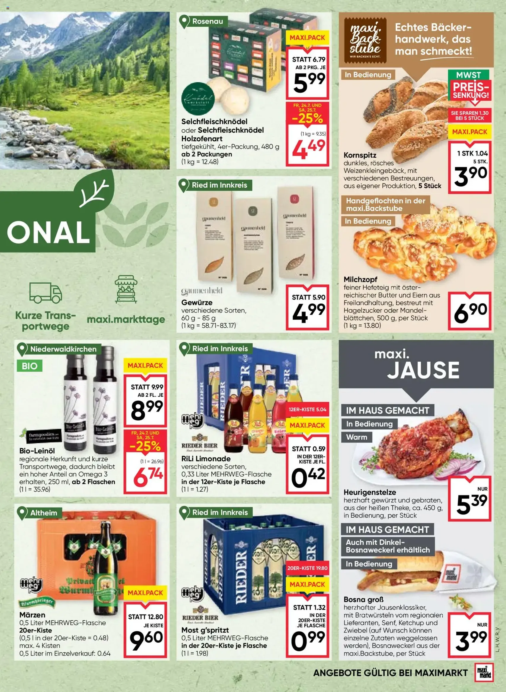 Maximarkt Flugblatt - Gültiger Prospekt ab 23.07.2026, Seite 5 von insgesamt 24