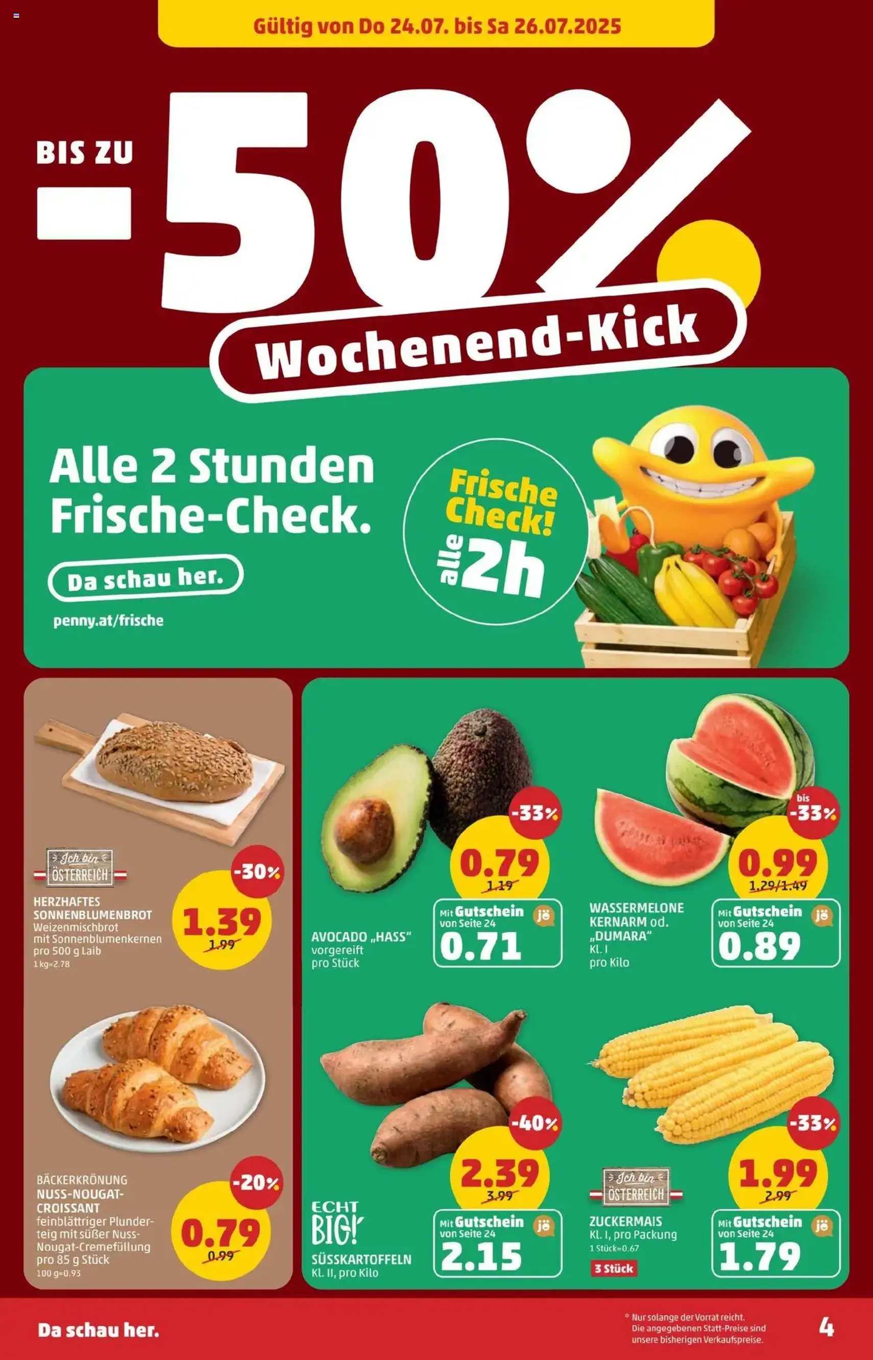 Penny Markt Flugblatt - Gültiger Prospekt ab 24.07.2025, Seite 4 von insgesamt 29