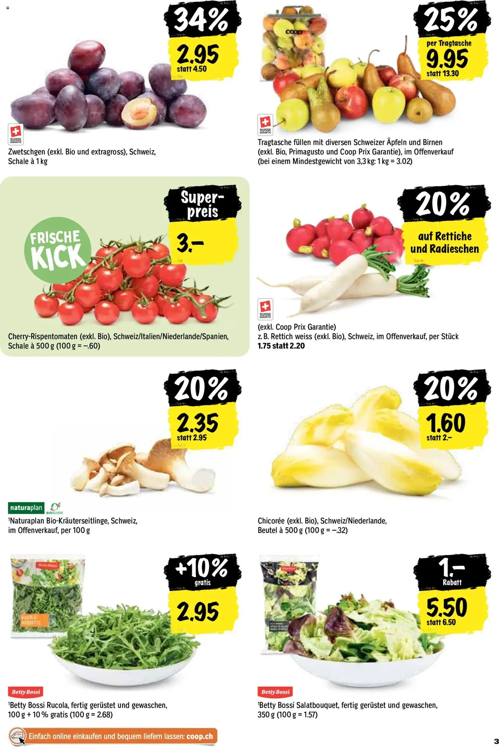 Coop aktionen - Gültiger Prospekt ab 17.09.2026, Seite 3 von insgesamt 24