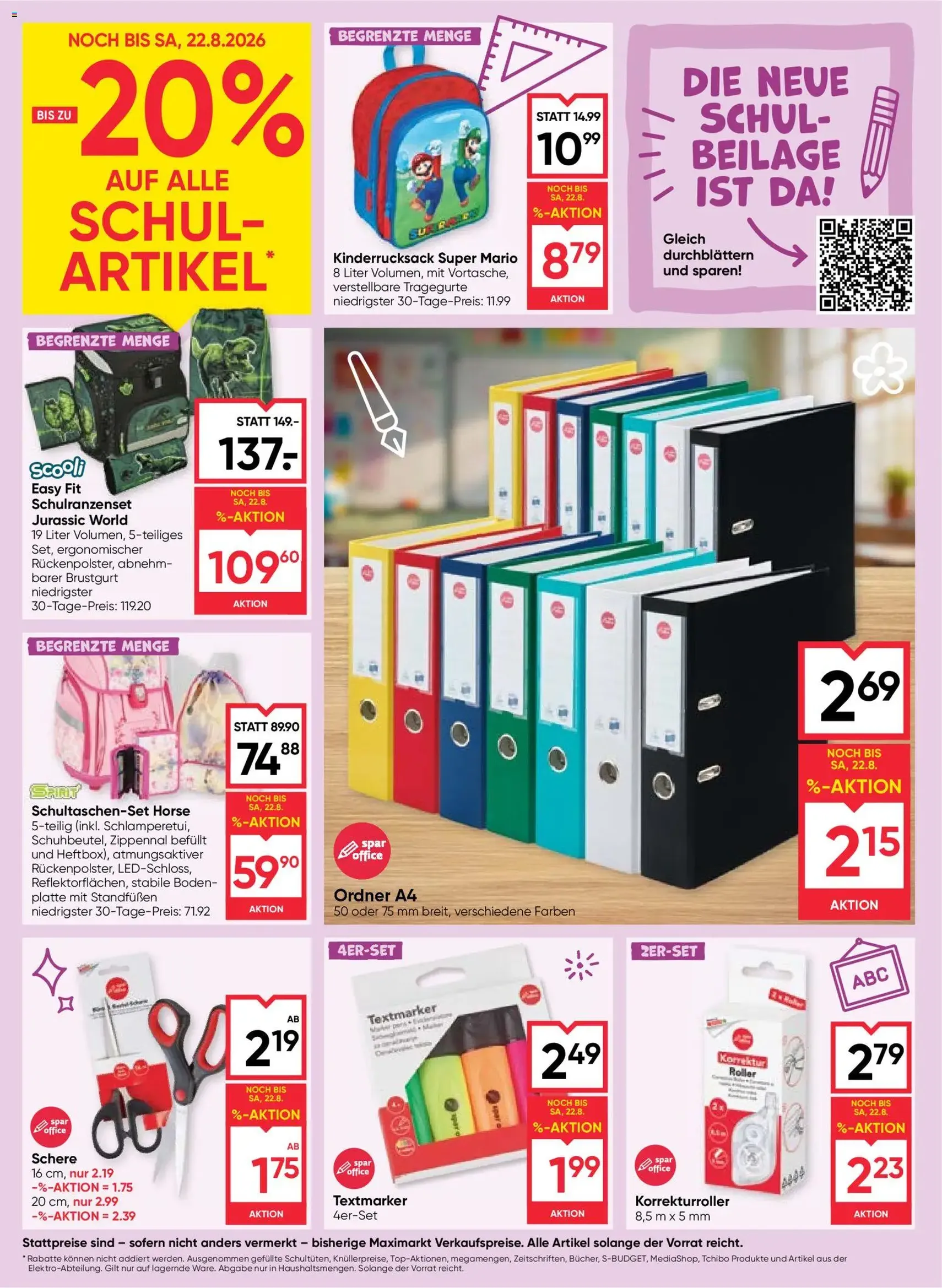 Maximarkt Flugblatt - Gültiger Prospekt ab 06.08.2026, Seite 20 von insgesamt 24