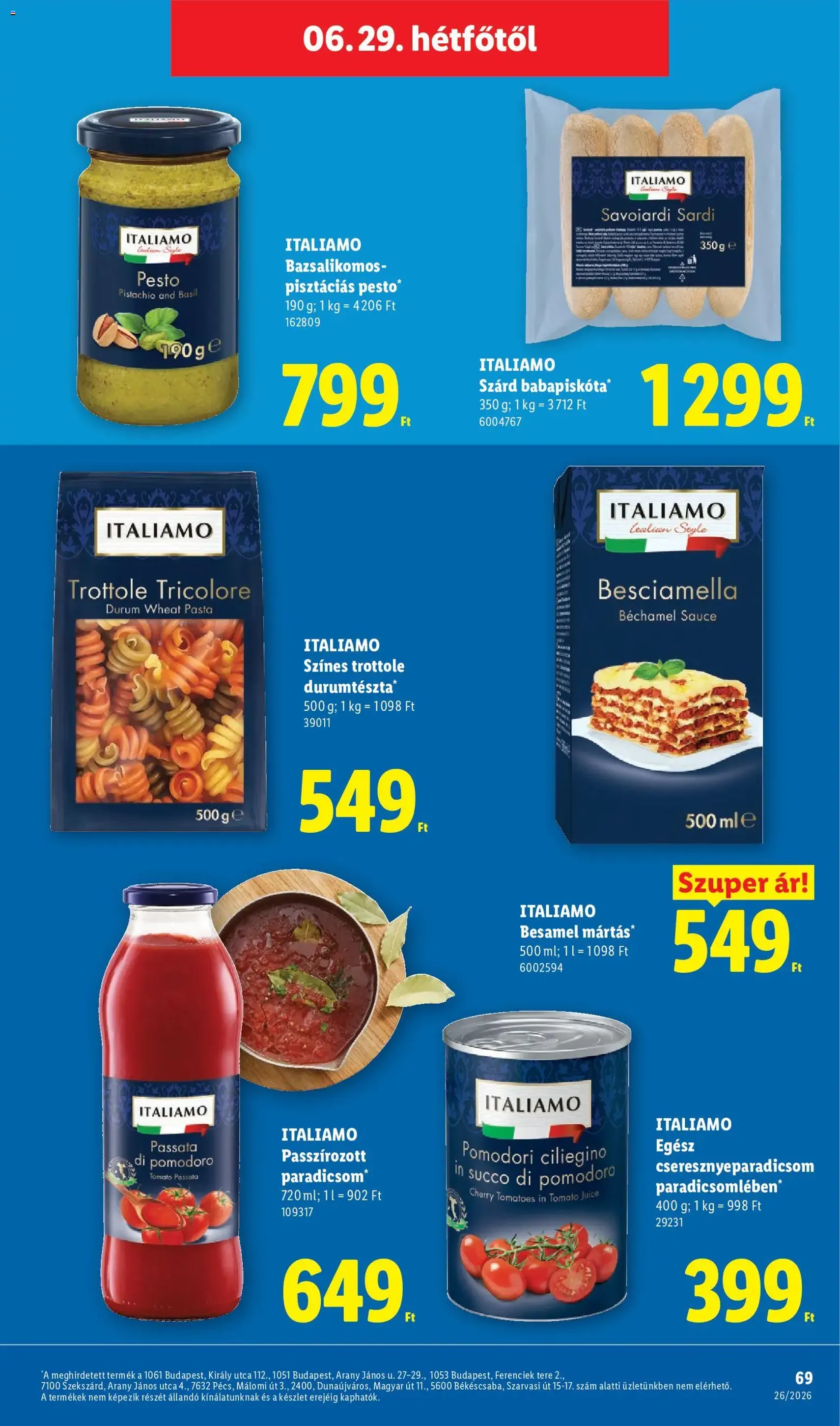 Lidl akciós újság - 2026.06.25. érvényes szórólap 69 oldal 74 oldalból