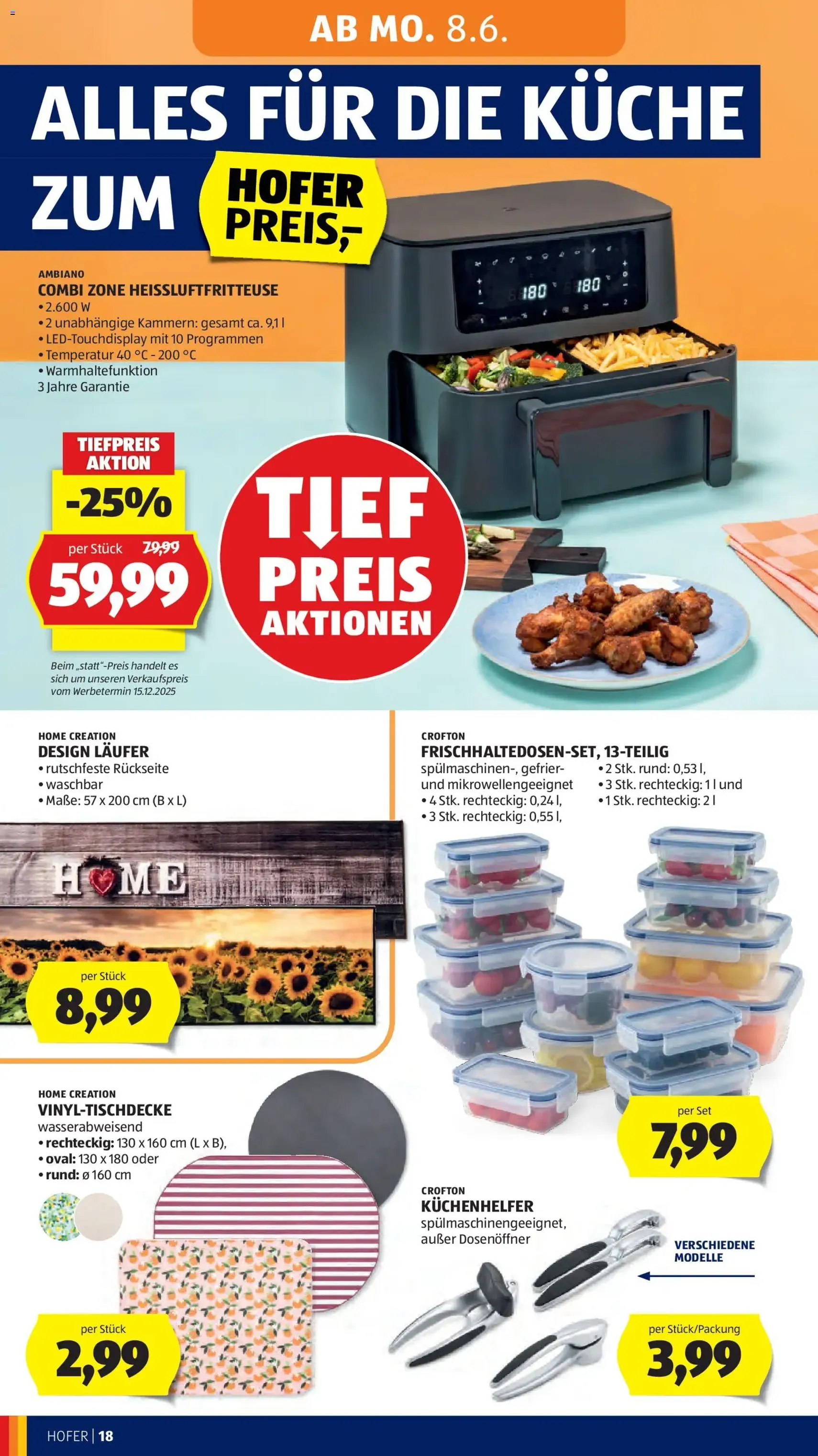 Hofer Flugblatt - Gültiger Prospekt ab 03.06.2026, Seite 22 von insgesamt 42