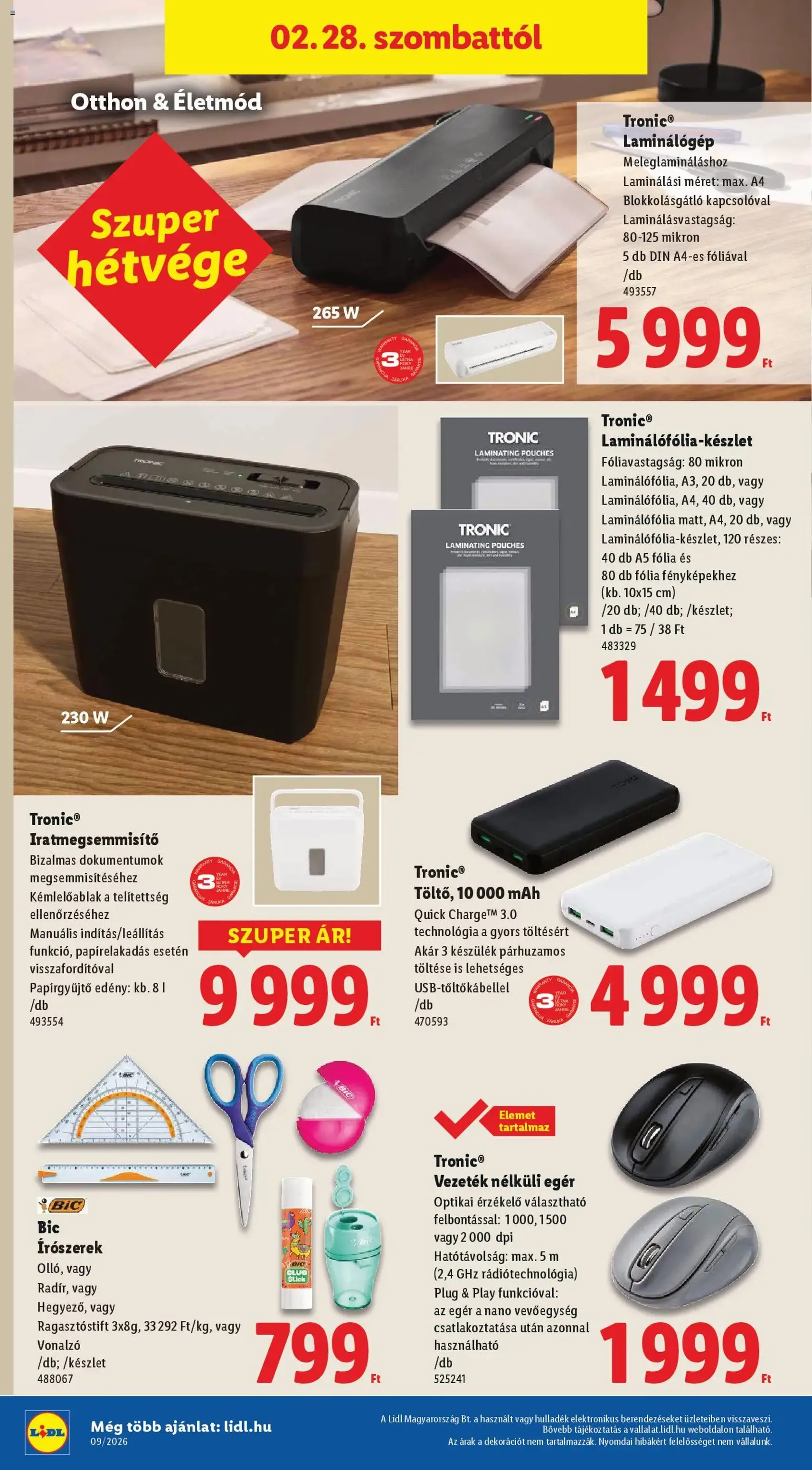 Lidl Akciós újság - 2026.02.26. érvényes szórólap 48 oldal 80 oldalból