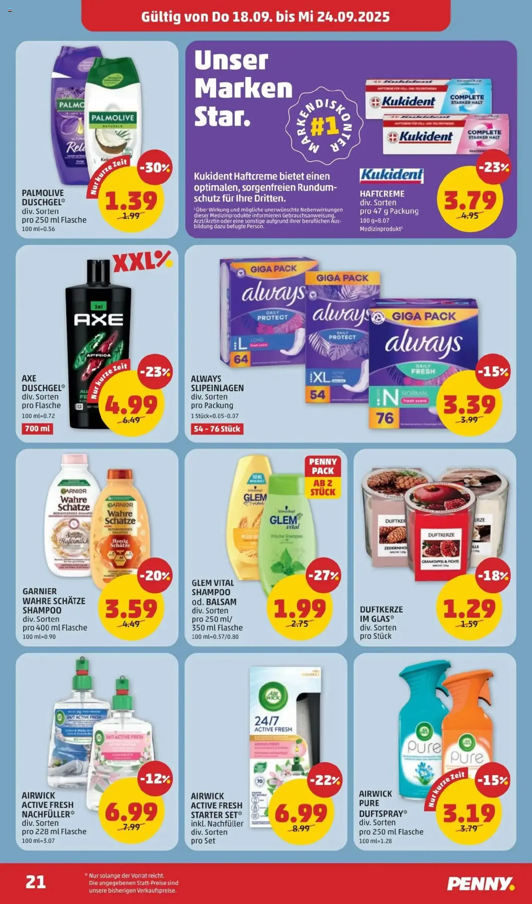 Penny Markt Flugblatt - Gültiger Prospekt ab 18.09.2025, Seite 21 von insgesamt 32
