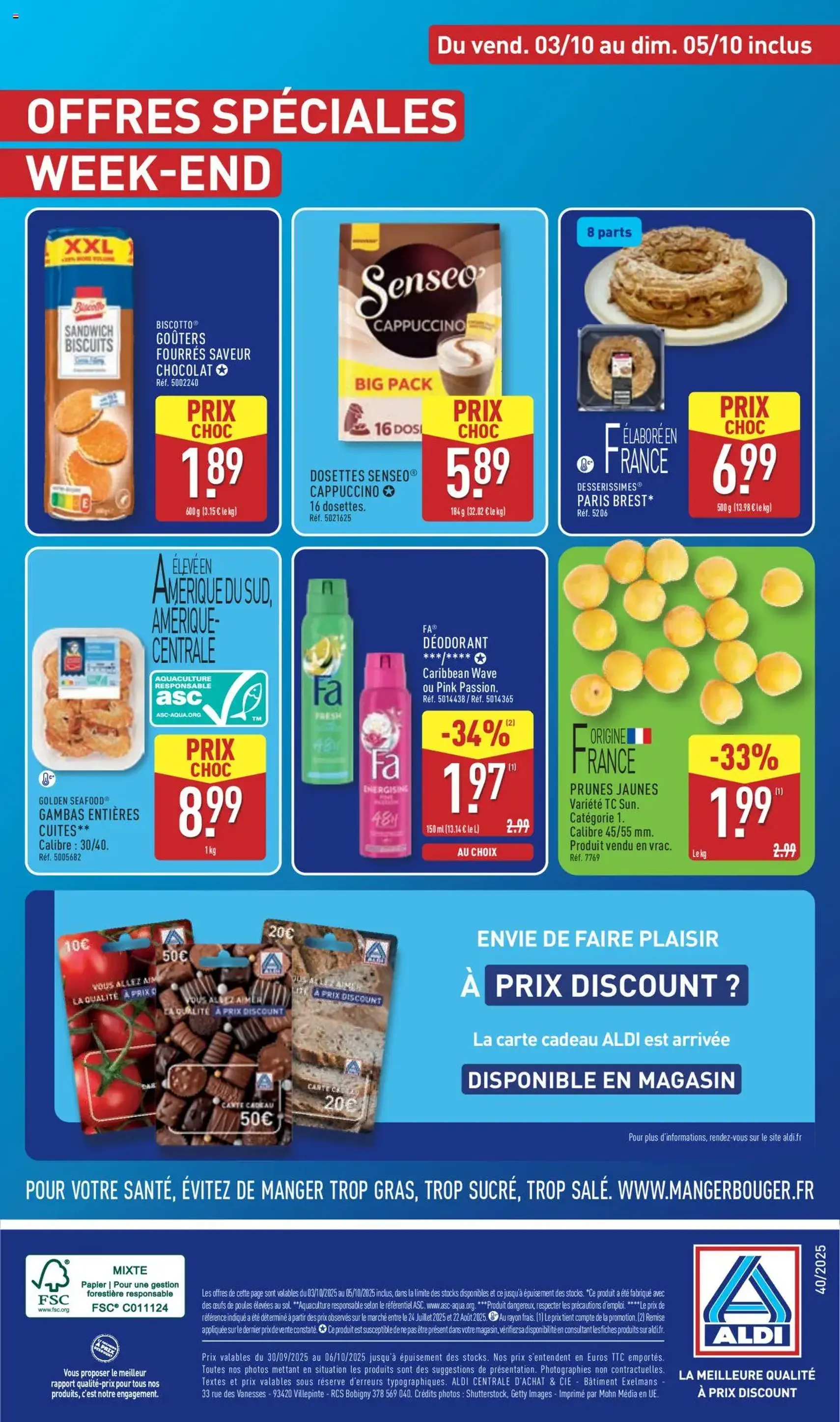 Aldi catalogue semaine 40 - brochure valable à partir du 30/09/2025, page 50 sur 51 Aldi catalogue semaine 40 - brochure valable à partir du 30/09/2025, page 50 sur 51
