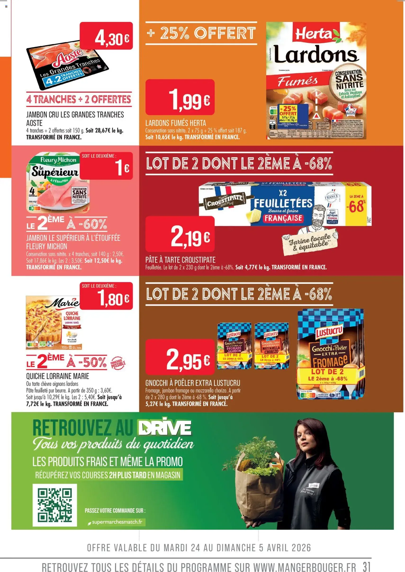 Match Supermarché catalogue - brochure valable à partir du 24/03/2026, page 31 sur 42