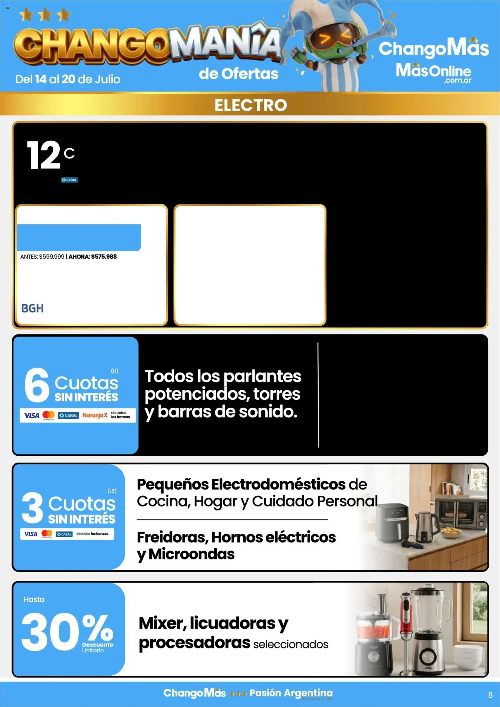 Changomas ofertas - folleto válido desde 14/07/2026 página 8 de 30