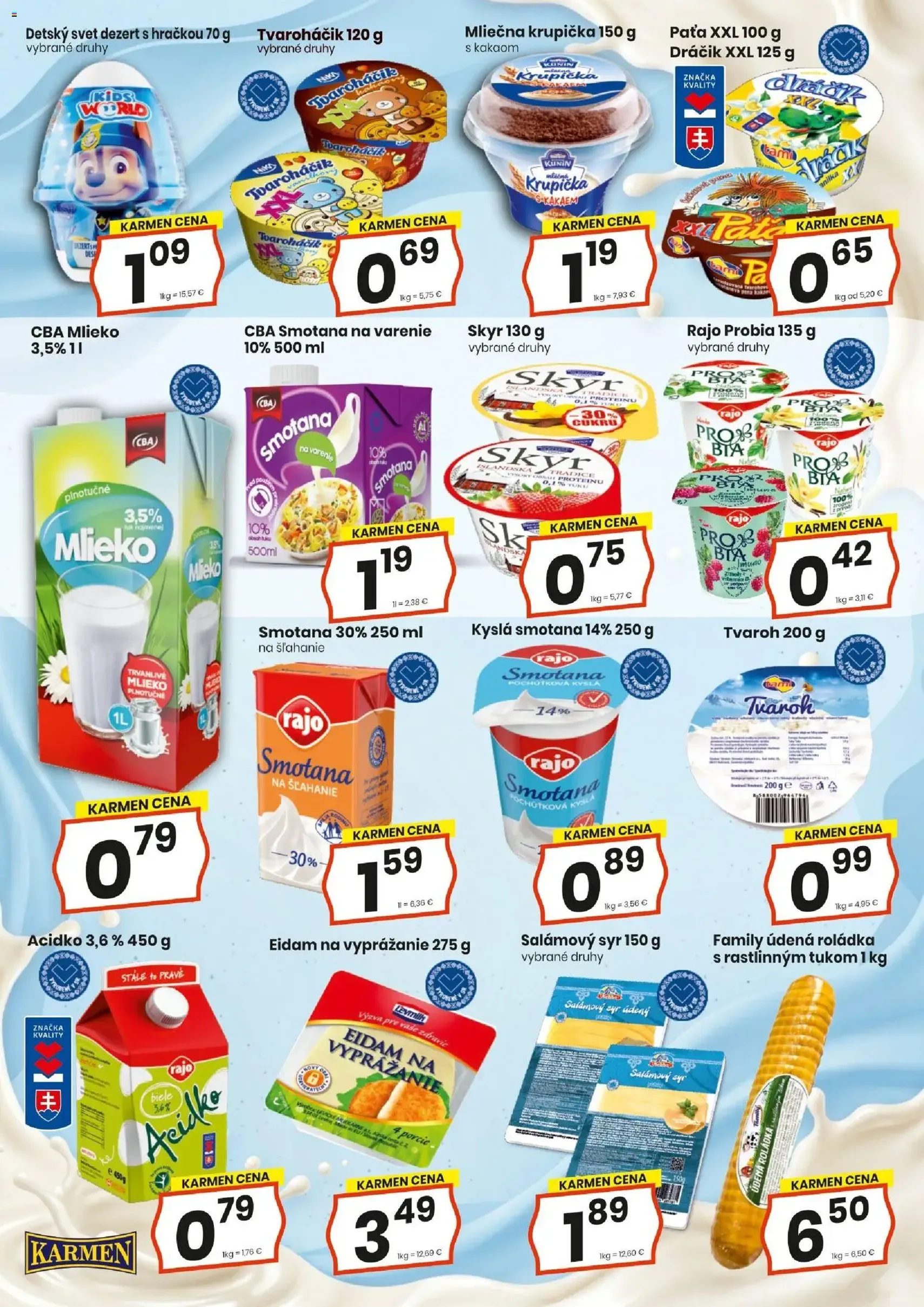 KARMEN CBA leták - platný leták od 17.09.2026 strana 6 z 16