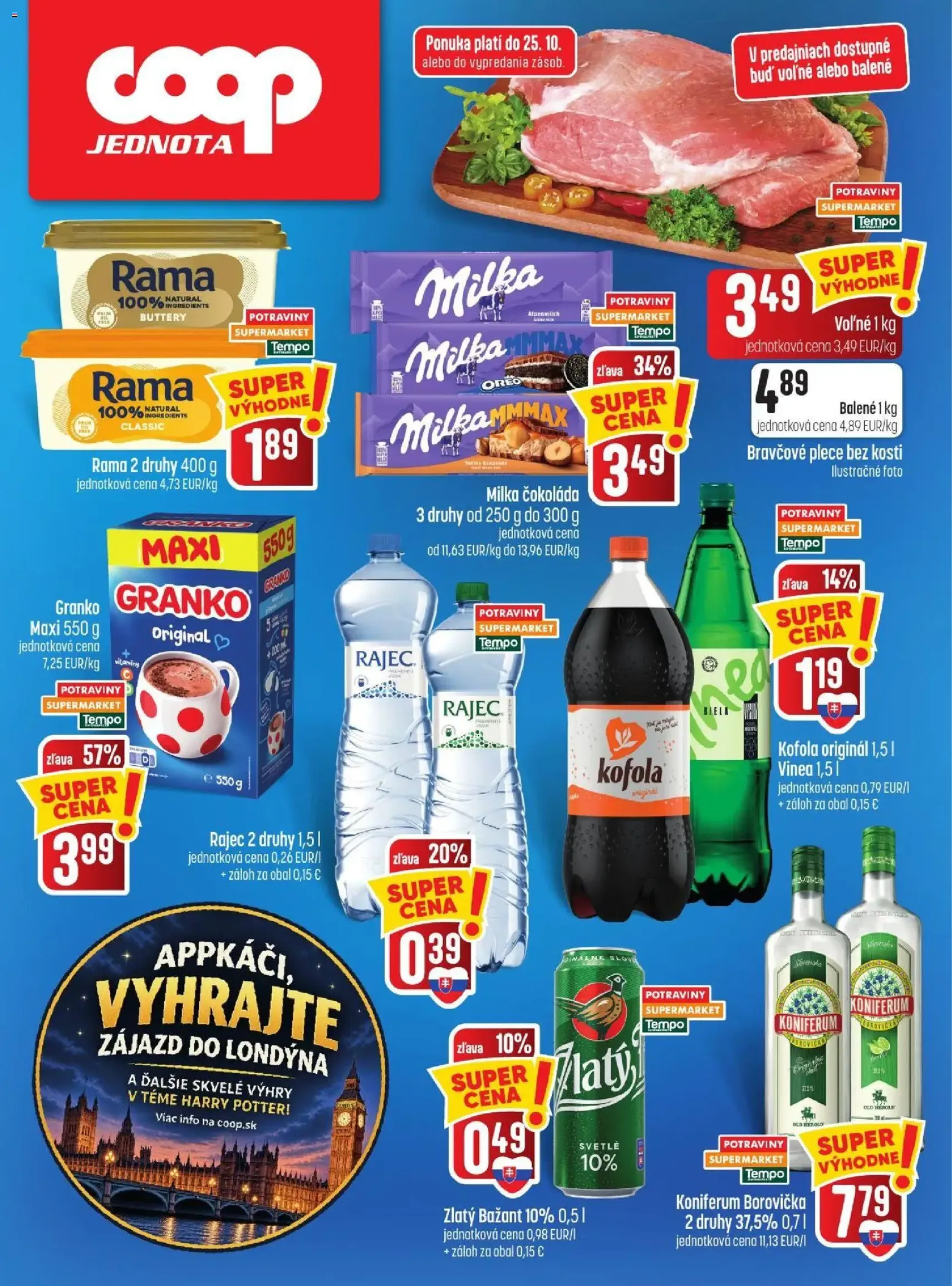 COOP Jednota leták - platný leták od 22.10.2026 strana 28 z 29